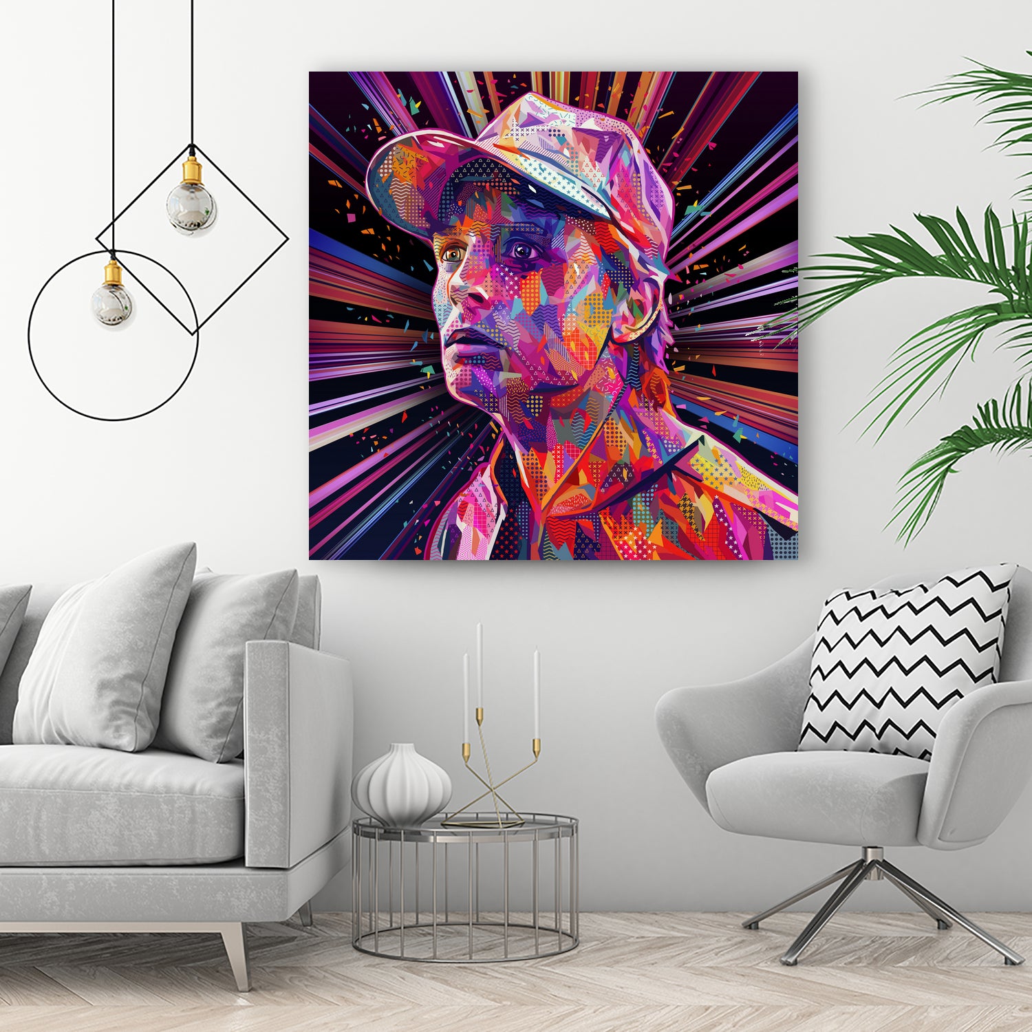 Marty Pop by Alessandro Pautasso on GIANT ART - fuchsia digital painting