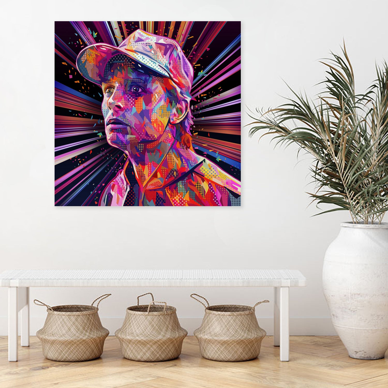 Marty Pop by Alessandro Pautasso on GIANT ART - fuchsia digital painting