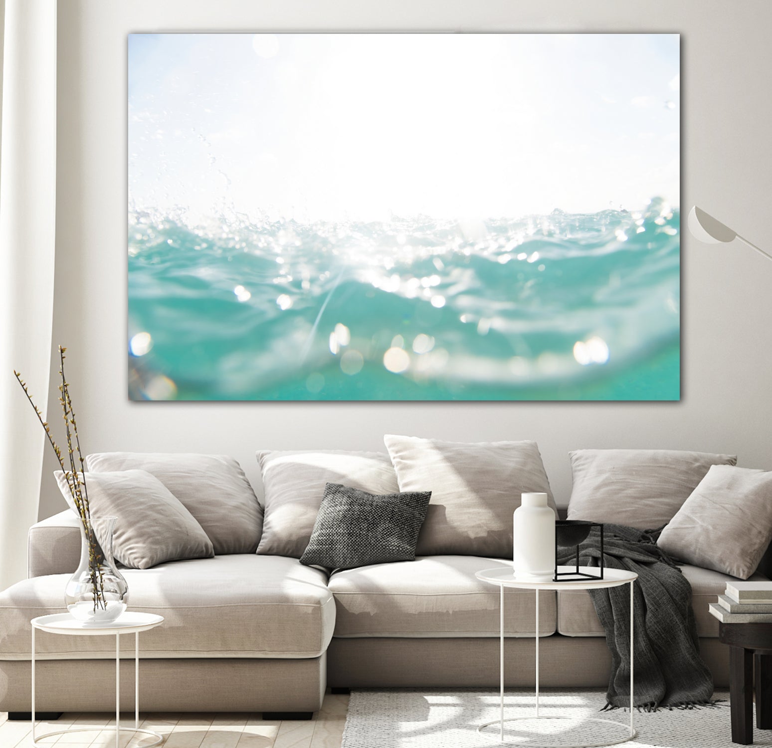 Dreaming in the Caribbean Sea 1 by AnitasBellasArt on GIANT ART - blue coastal