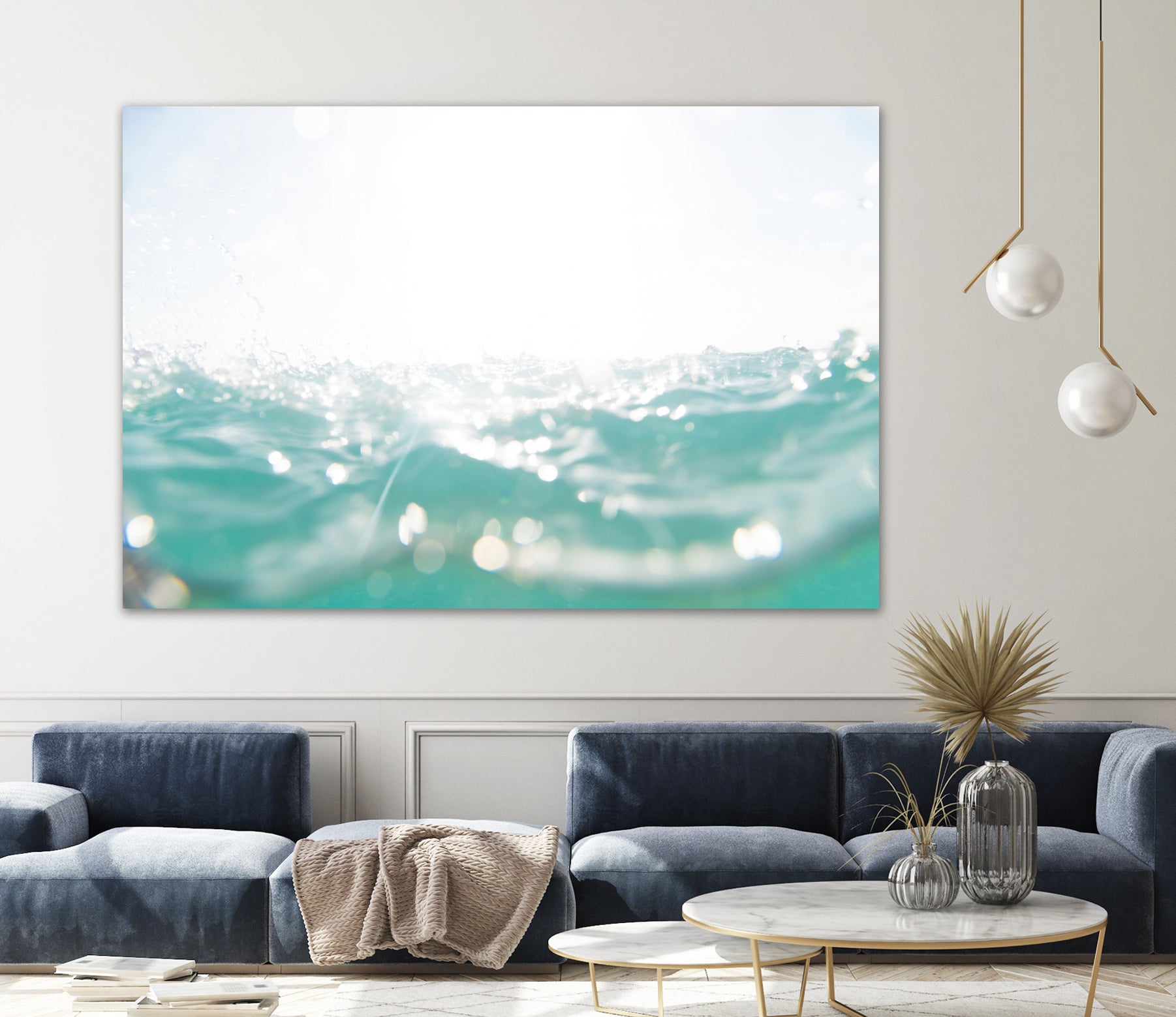 Dreaming in the Caribbean Sea 1 by AnitasBellasArt on GIANT ART - blue coastal