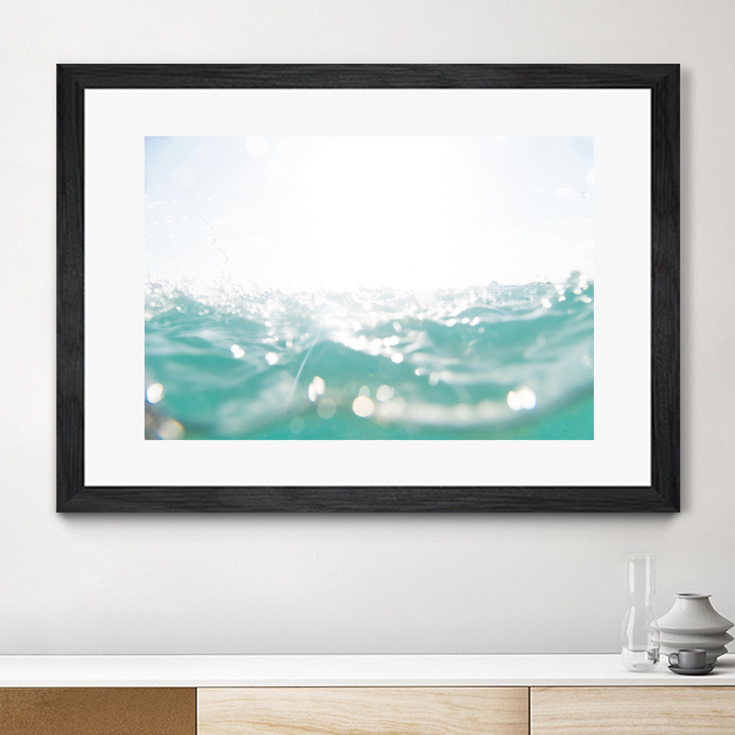 Dreaming in the Caribbean Sea 1 by AnitasBellasArt on GIANT ART - blue coastal