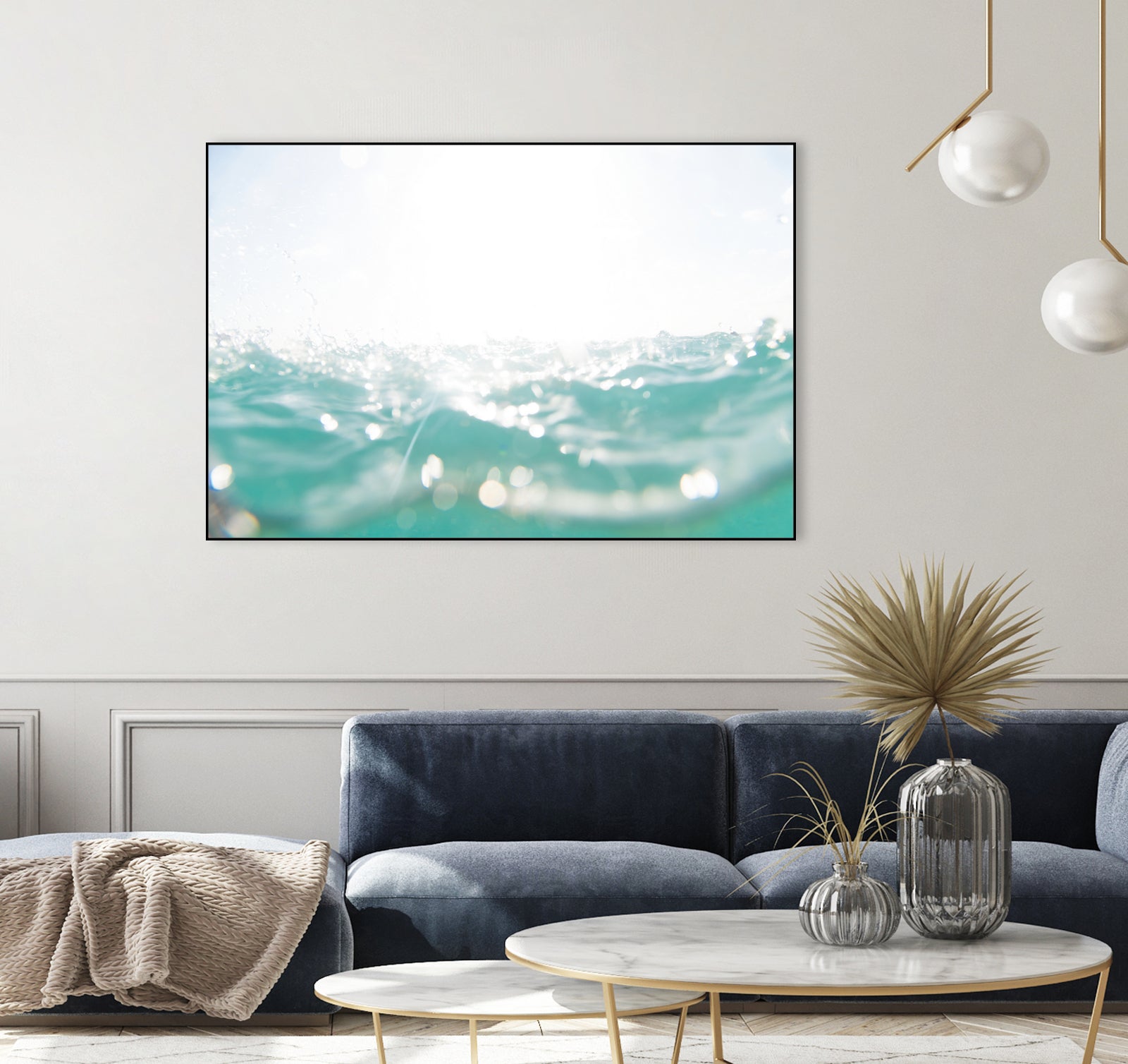 Dreaming in the Caribbean Sea 1 by AnitasBellasArt on GIANT ART - blue coastal