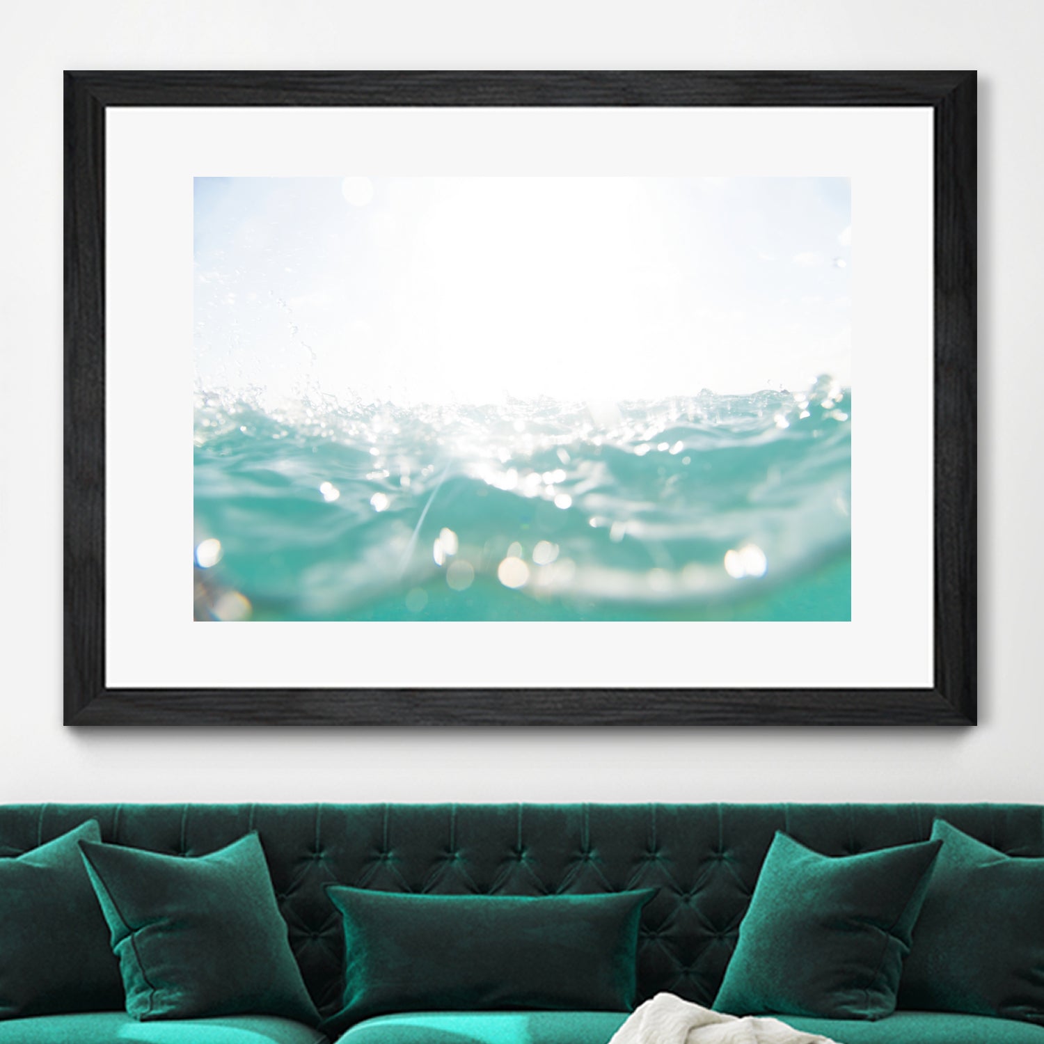 Dreaming in the Caribbean Sea 1 by AnitasBellasArt on GIANT ART - blue coastal