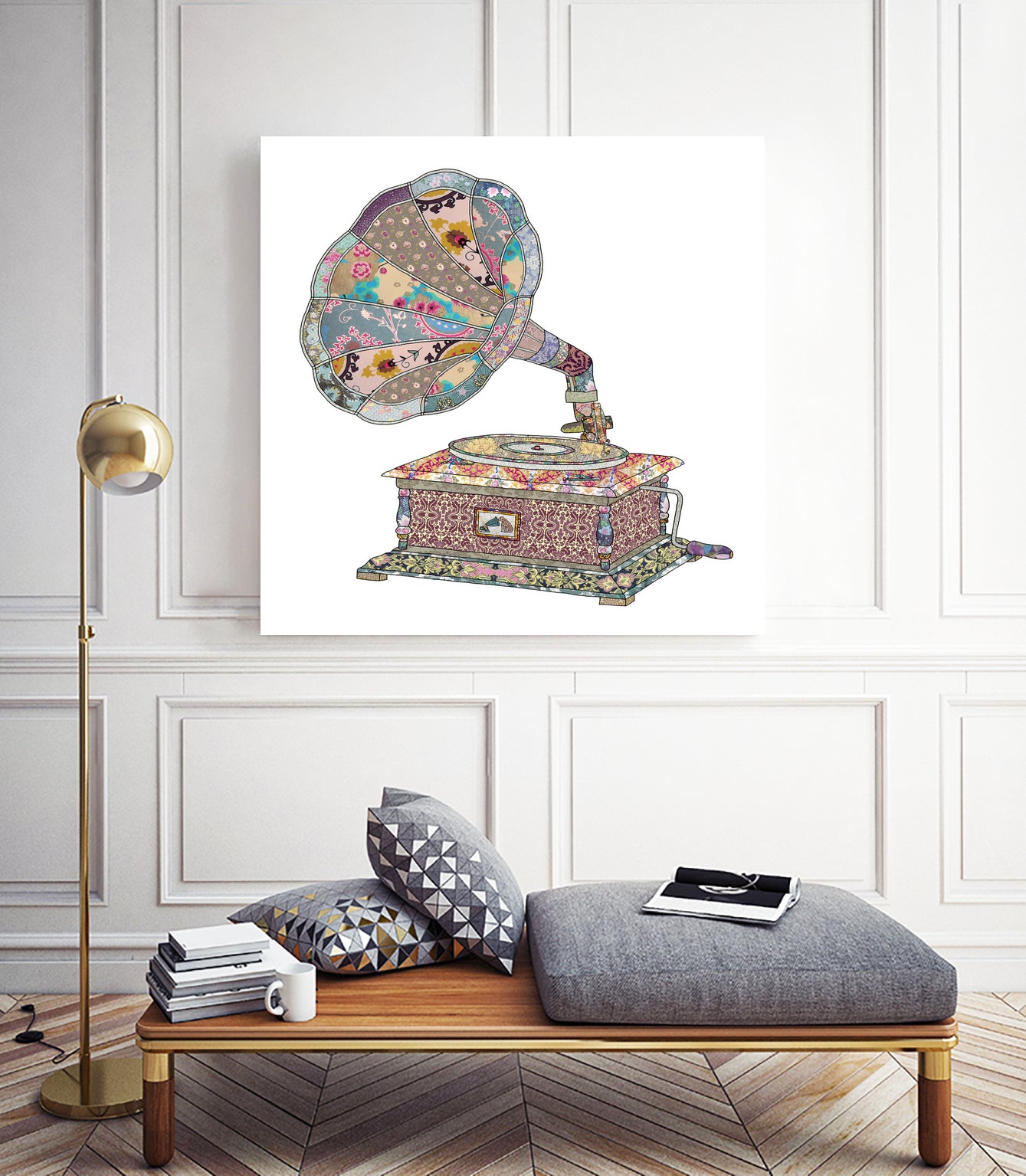 SEEING SOUND by Bianca Green on GIANT ART - blue digital drawing