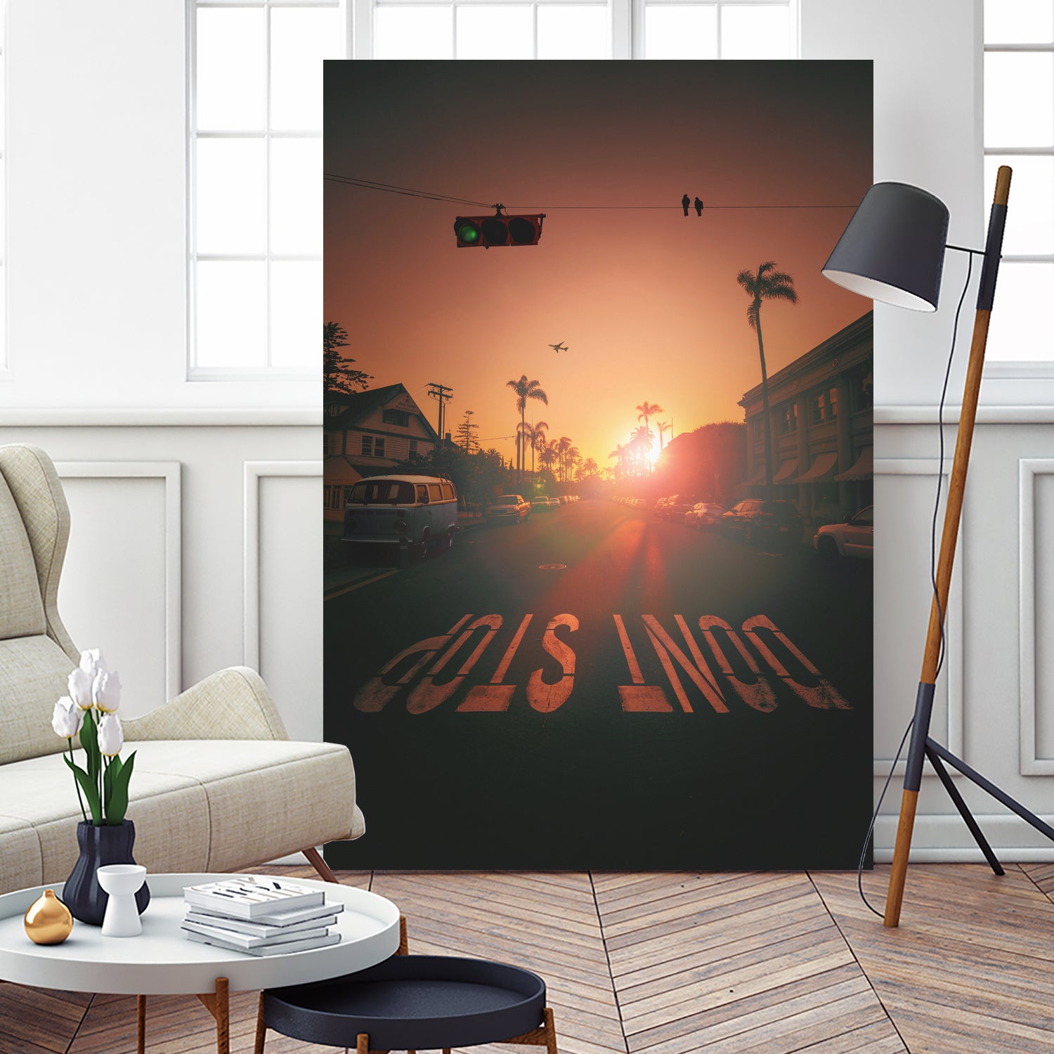 DONT STOP by Jonas Loose on GIANT ART - orange photo manipulation