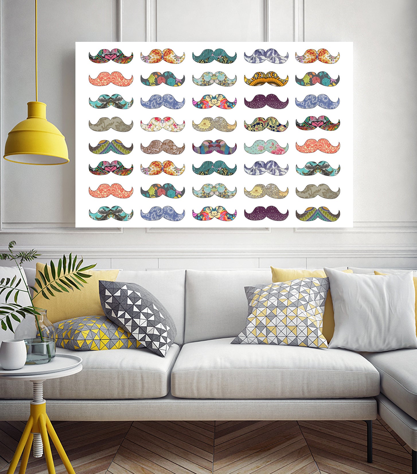Mustache Mania by Bianca Green on GIANT ART - digital drawing