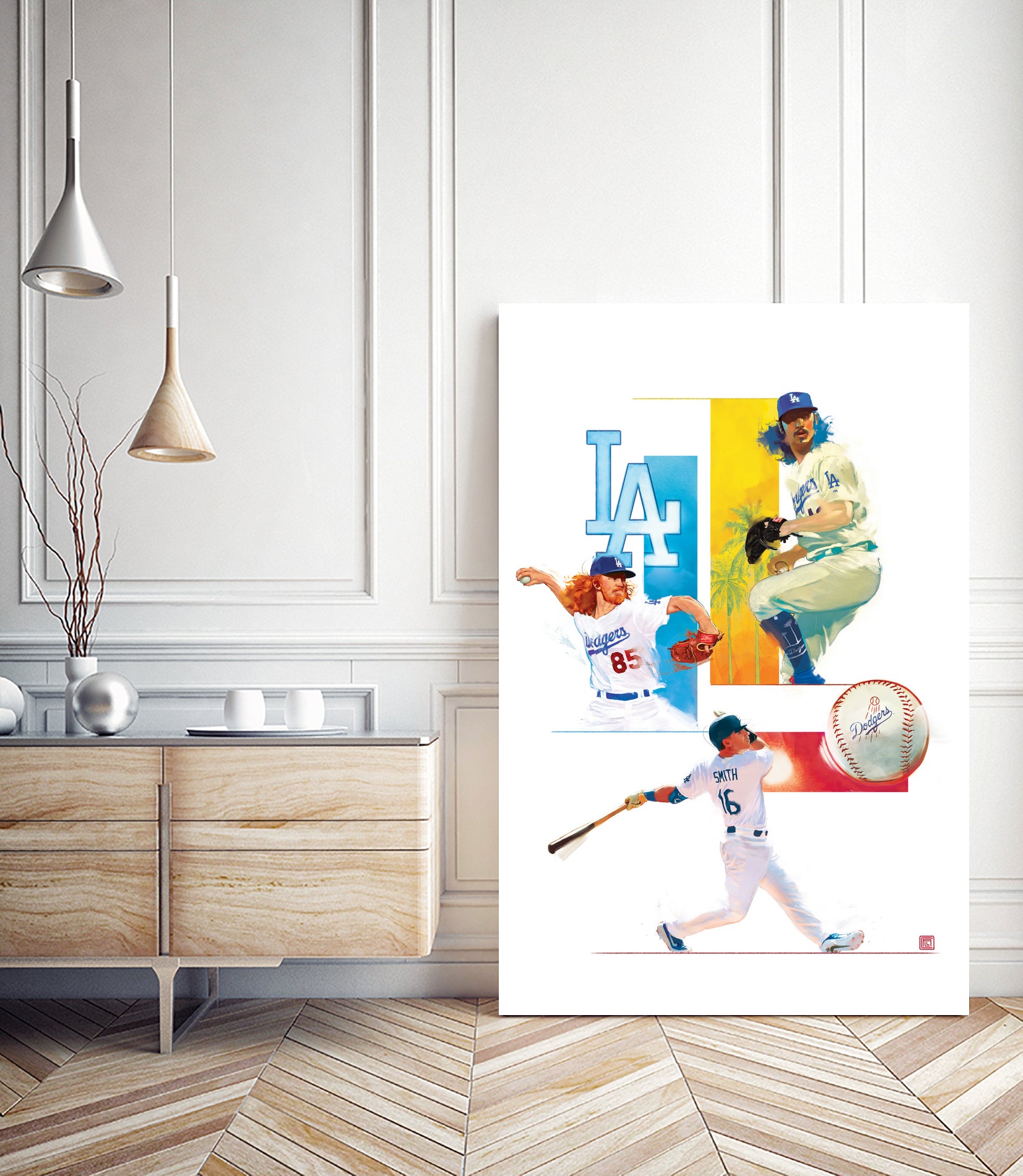 2019 Rookies by Claudia Labarca on GIANT ART - white digital painting