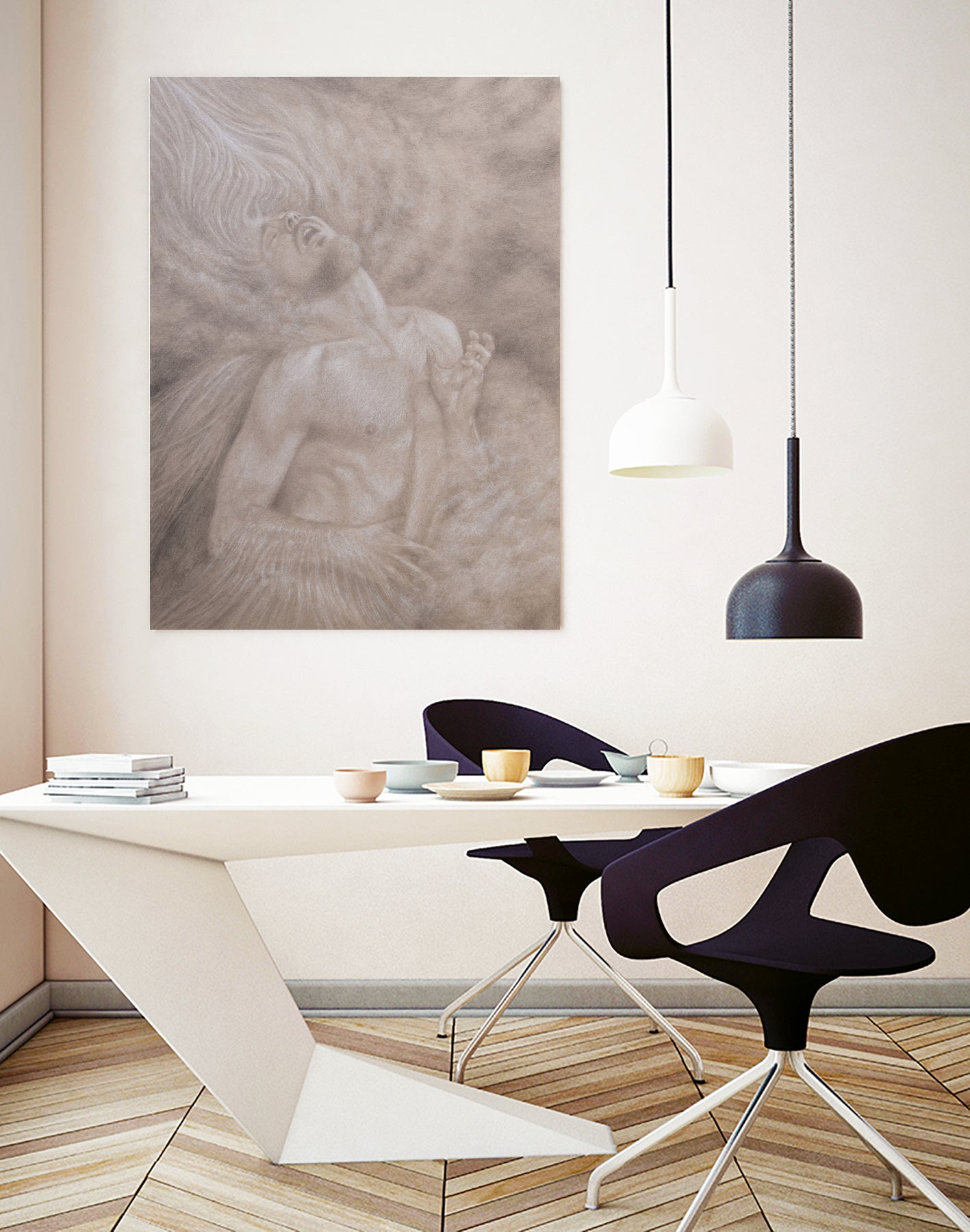 Azoth by Kevin Campeau on GIANT ART - gray mixed media