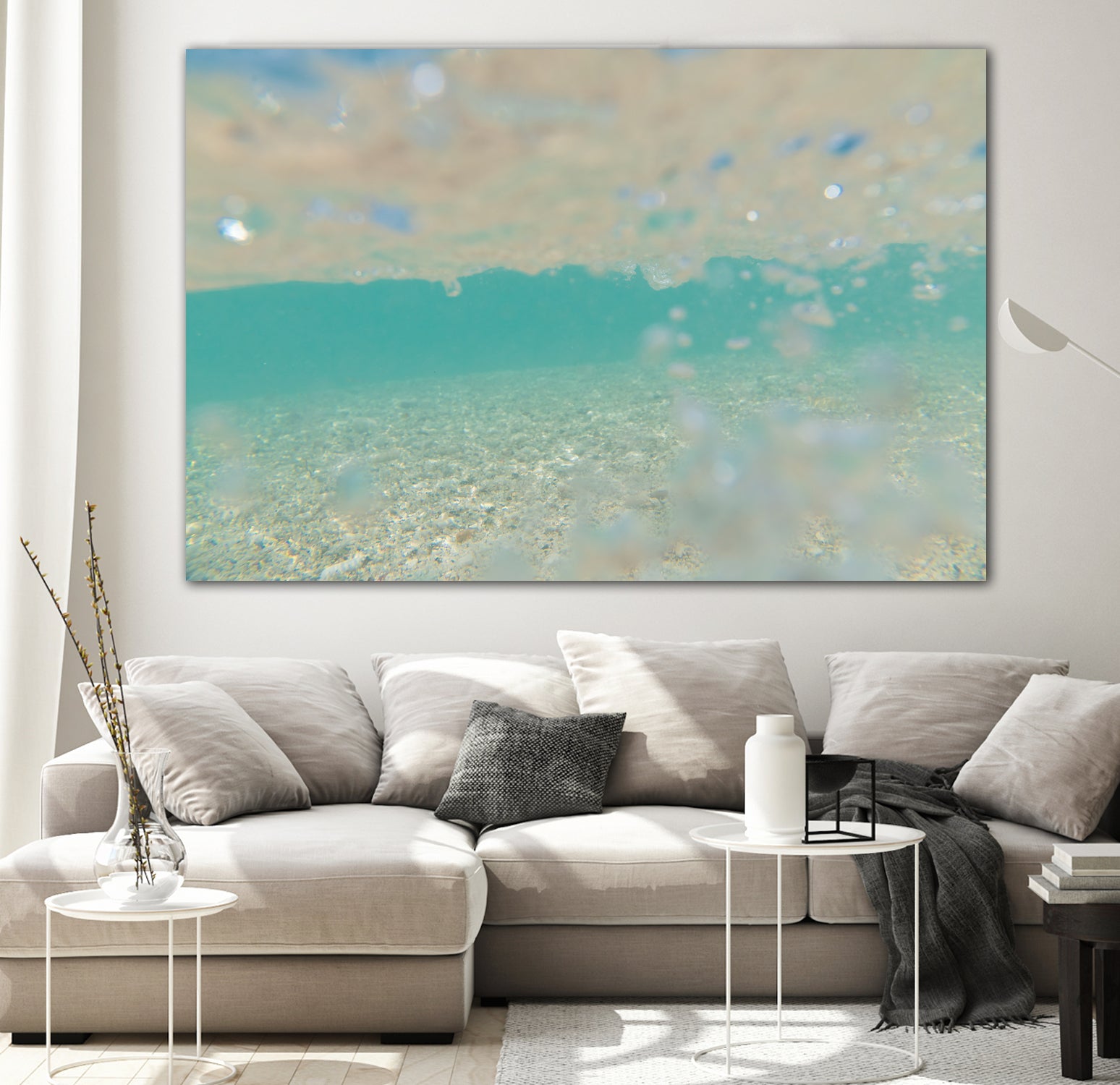 Ocean Mermaid Sea Sparkles Dream 1 by AnitasBellasArt on GIANT ART - blue coastal