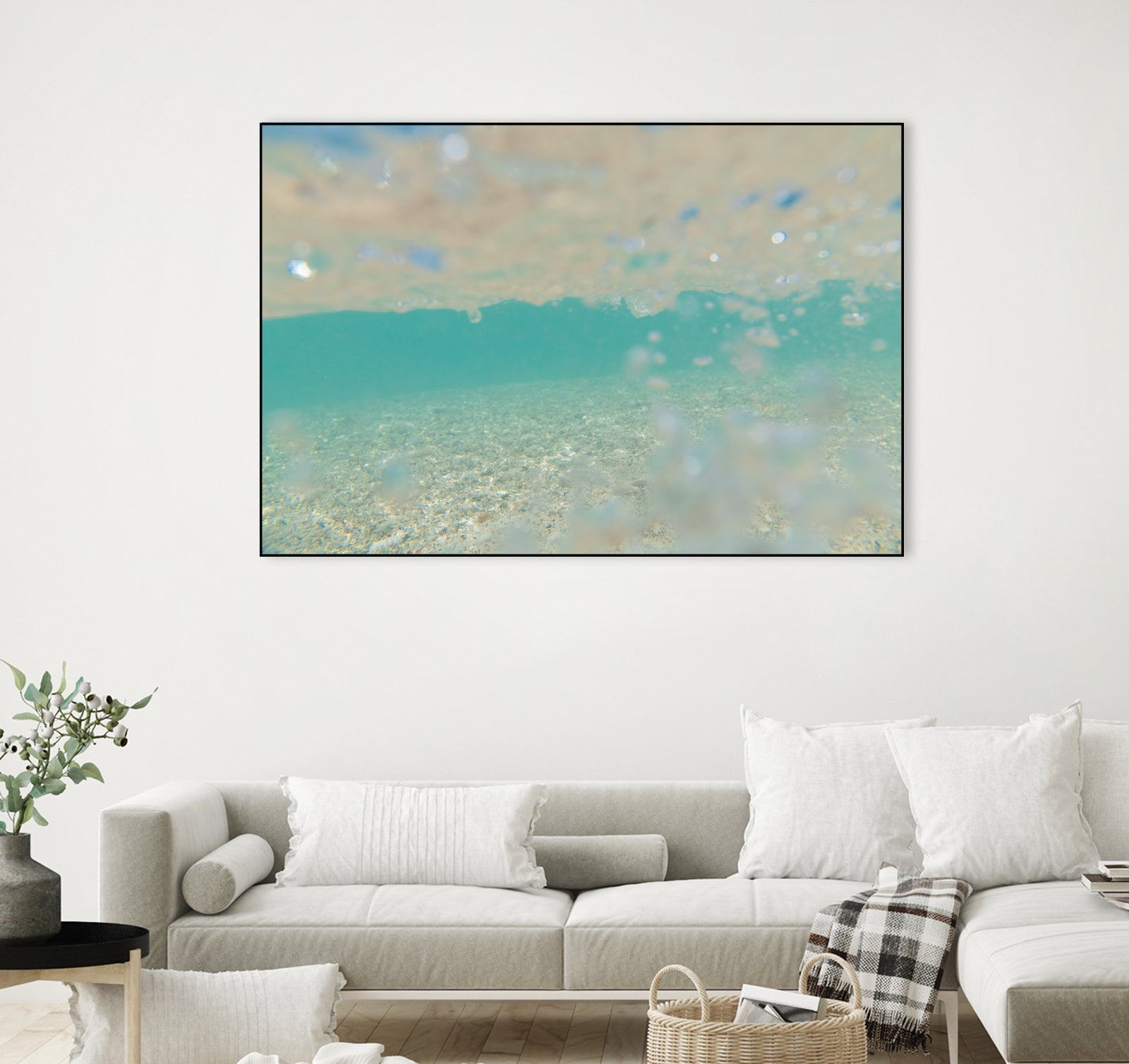 Ocean Mermaid Sea Sparkles Dream 1 by AnitasBellasArt on GIANT ART - blue coastal