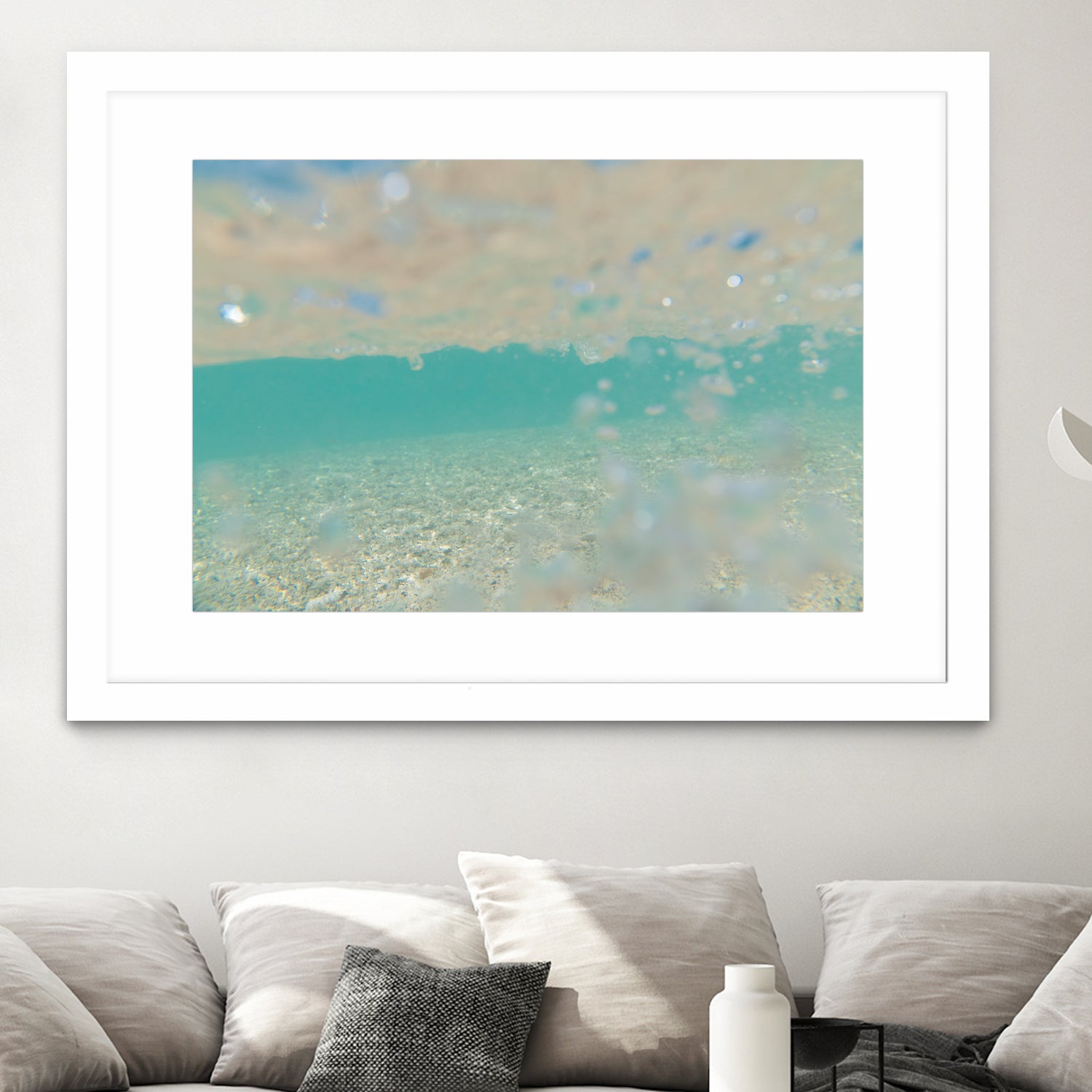 Ocean Mermaid Sea Sparkles Dream 1 by AnitasBellasArt on GIANT ART - blue coastal