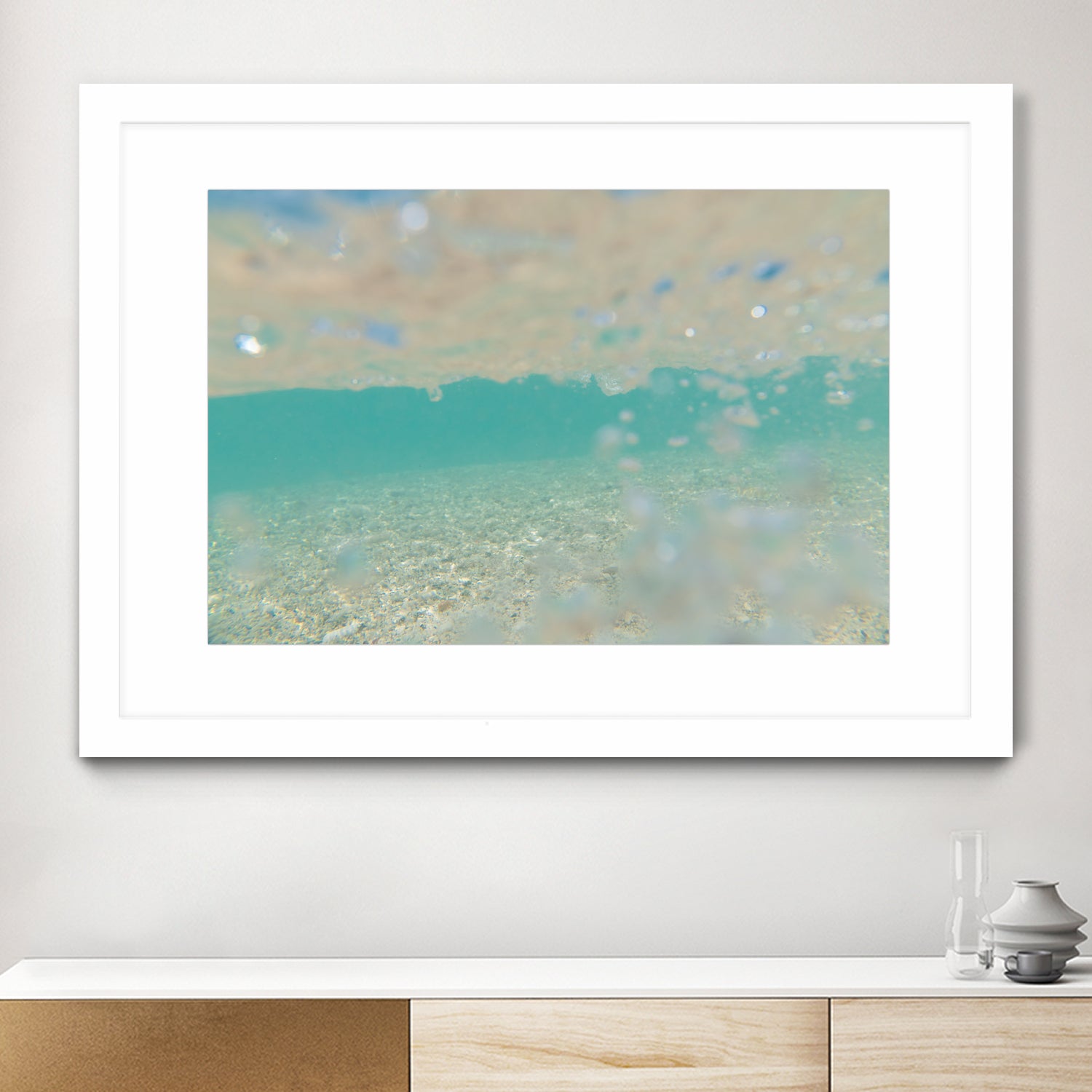 Ocean Mermaid Sea Sparkles Dream 1 by AnitasBellasArt on GIANT ART - blue coastal