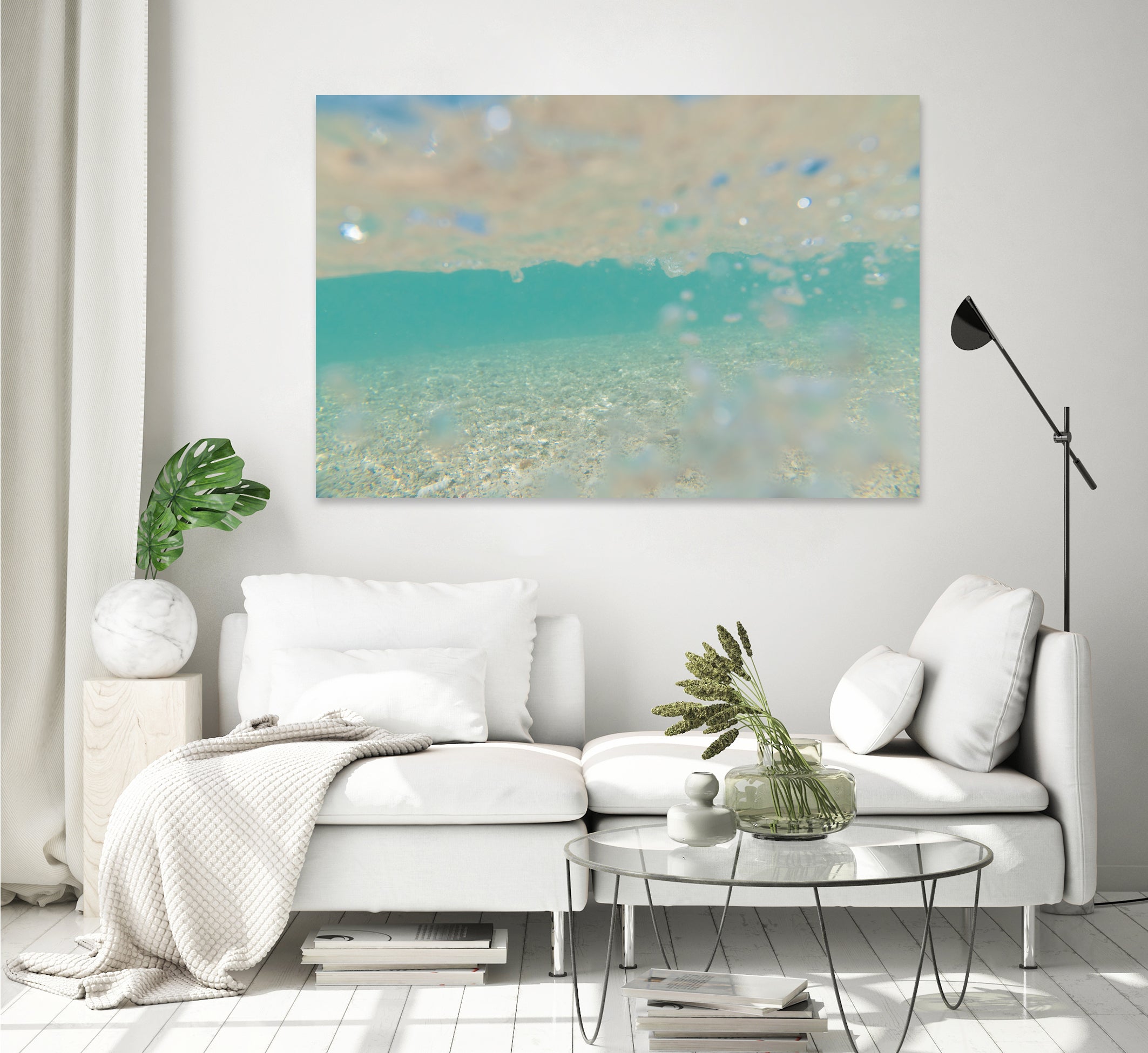 Ocean Mermaid Sea Sparkles Dream 1 by AnitasBellasArt on GIANT ART - blue coastal