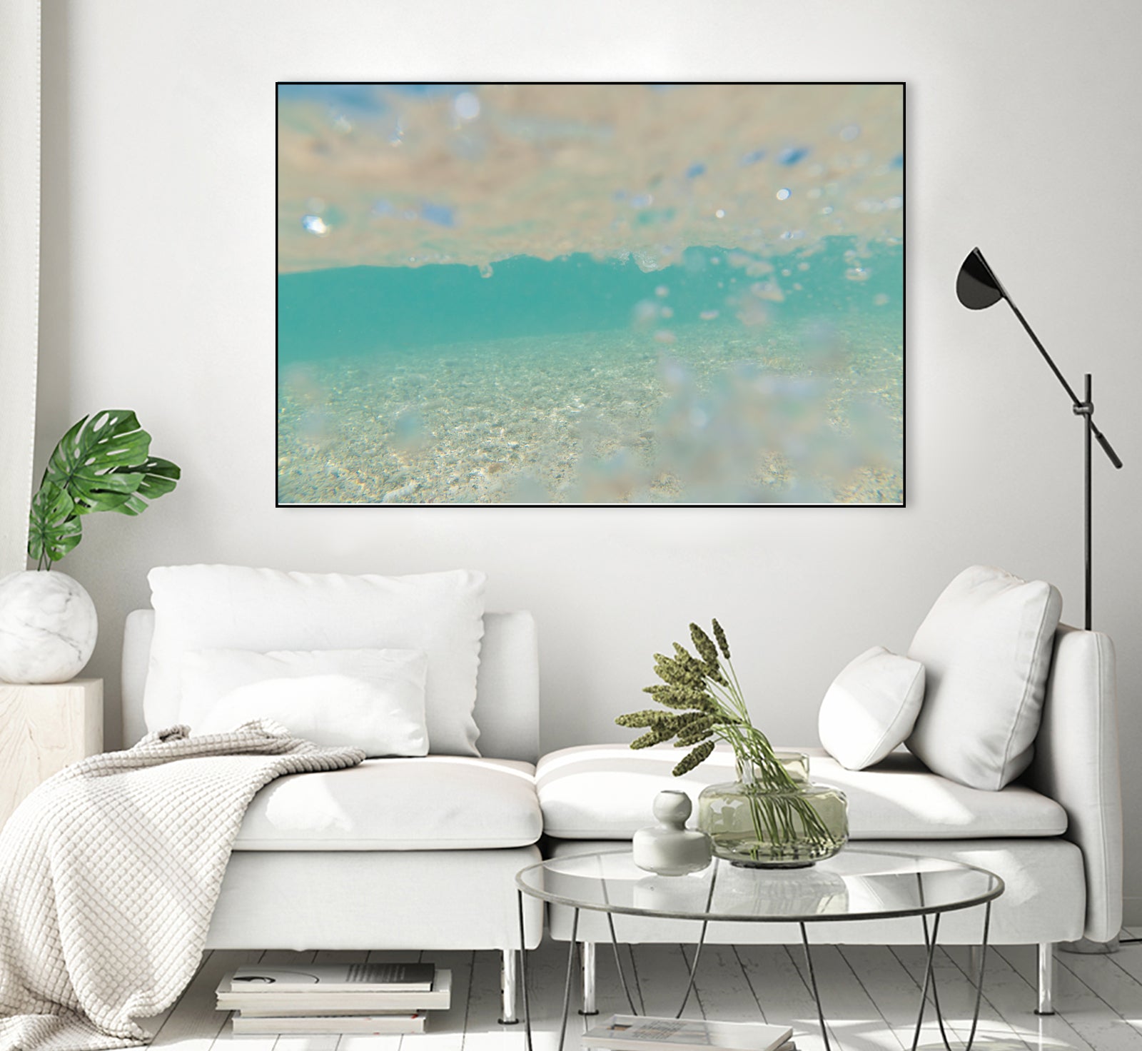 Ocean Mermaid Sea Sparkles Dream 1 by AnitasBellasArt on GIANT ART - blue coastal