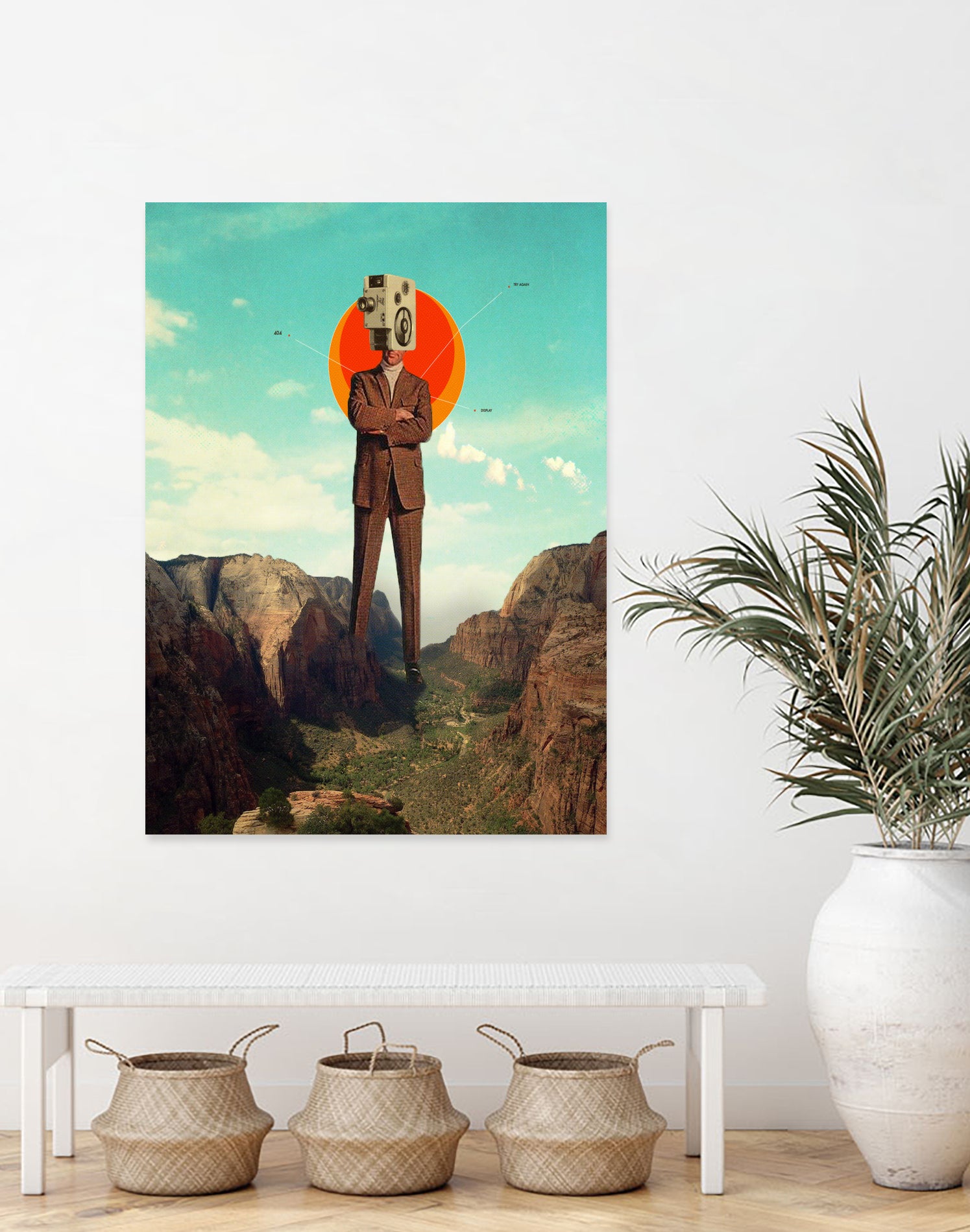 Video404 by Frank Moth on GIANT ART - blue photo manipulation