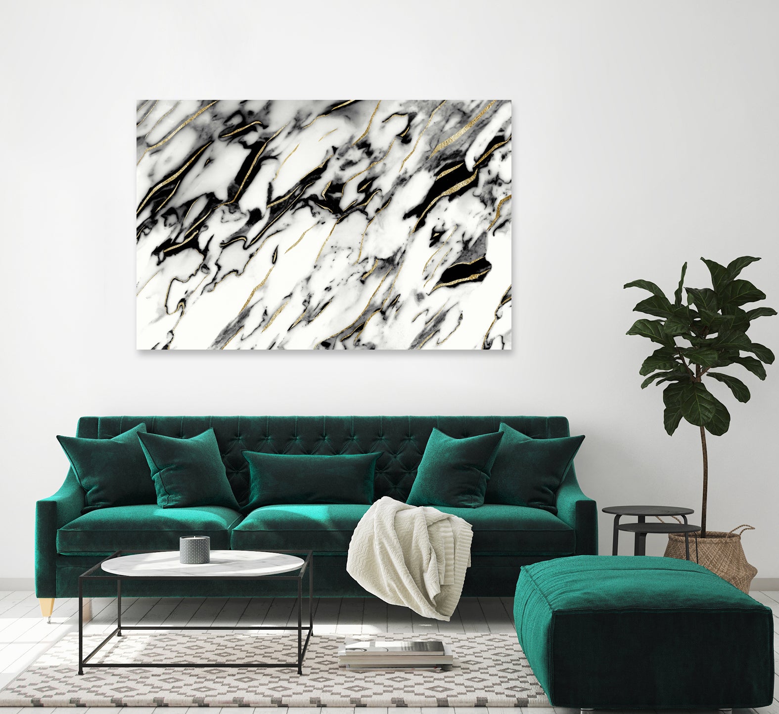Classic White Marble Gold Foil Glam #1 #marble #decor #art by Anita & Bella Jantz on GIANT ART - white photo illustration