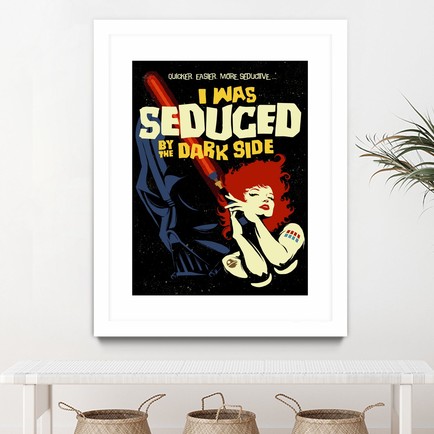 Seduced by the Dark Side by Bily Mariano da Luz on GIANT ART - black digital drawing