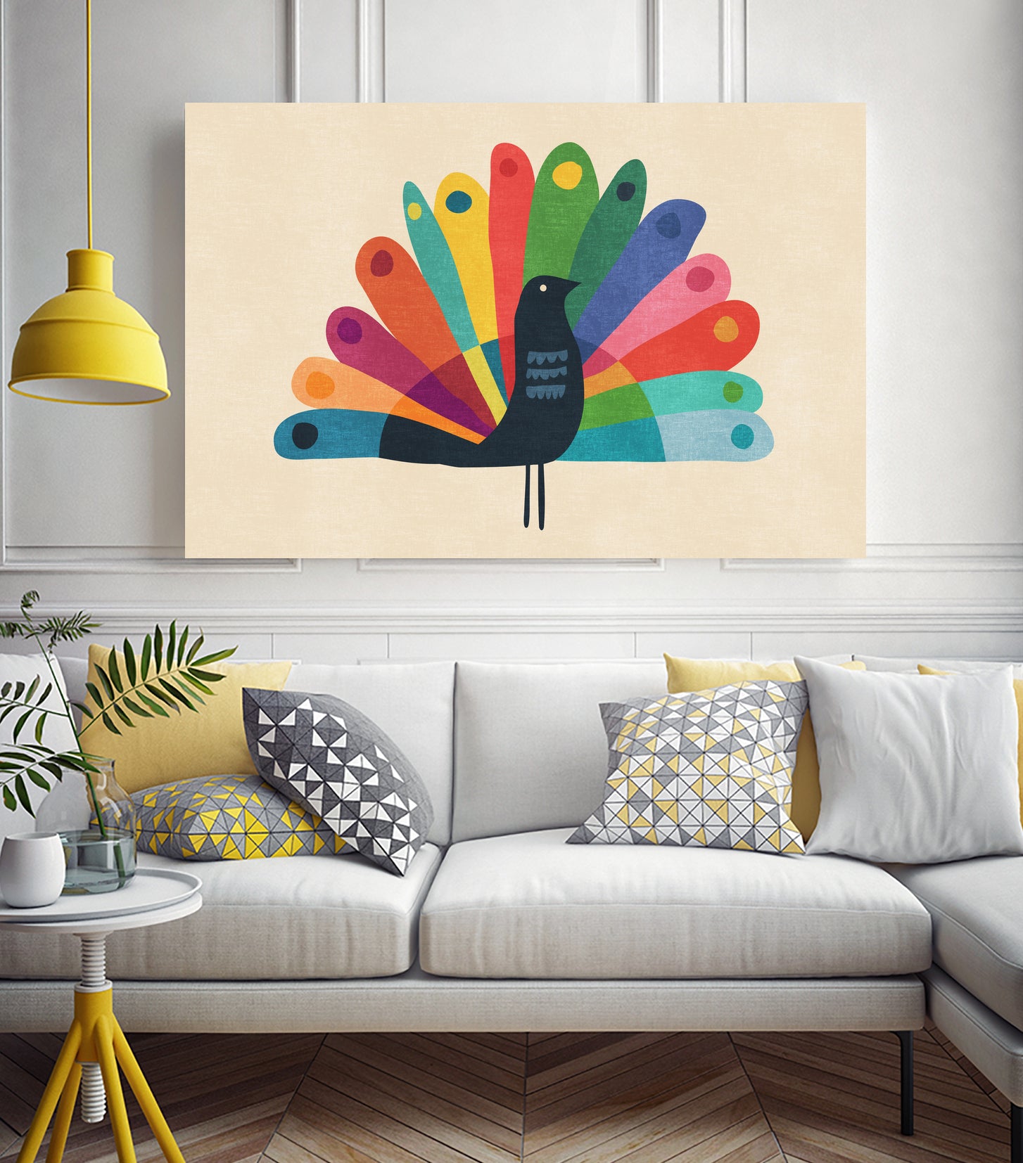 Whimsical Peacock by Budi Satria Kompoi on GIANT ART - mixed media