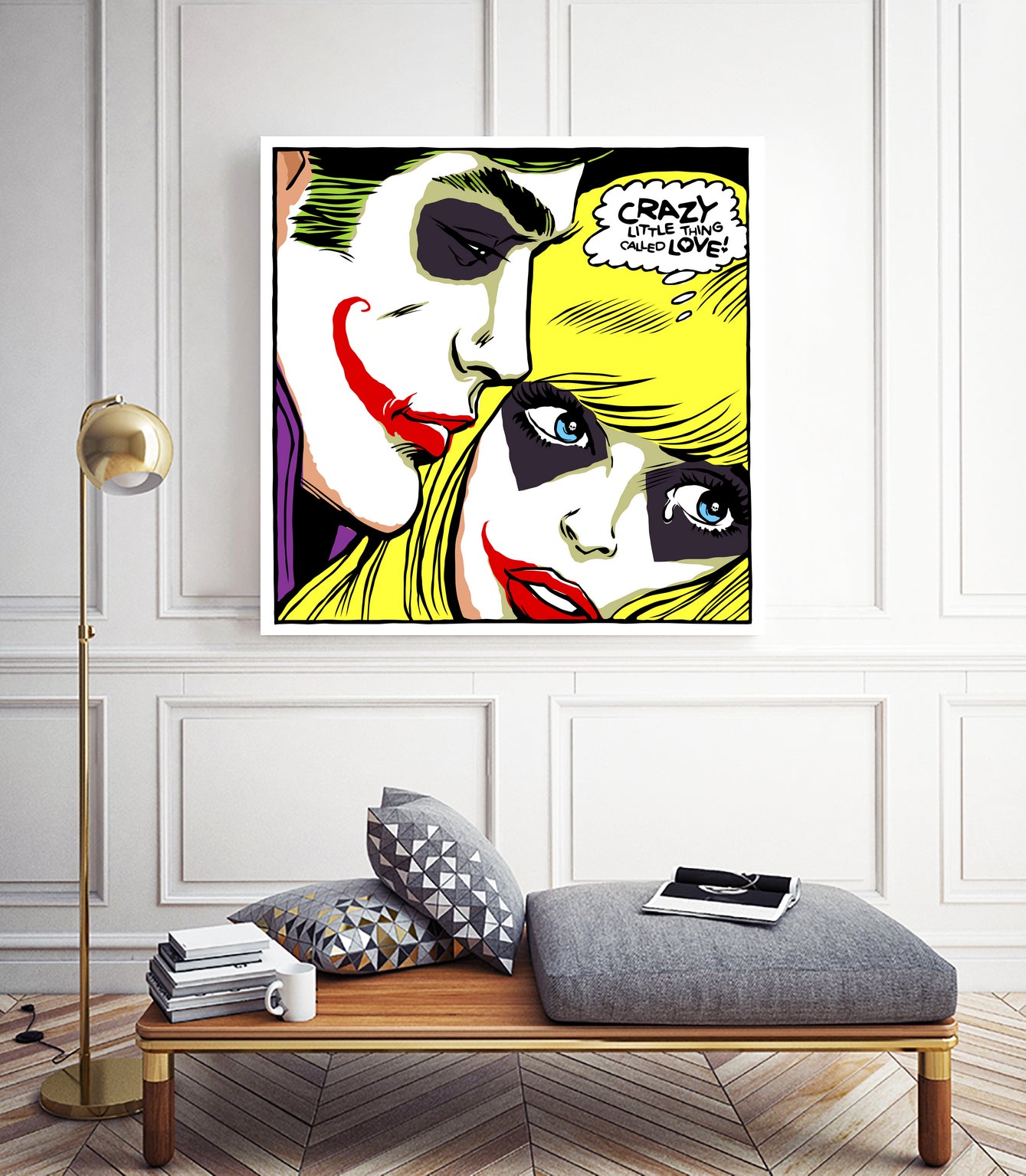 Crazy Little Thing Called Love by Bily Mariano da Luz on GIANT ART - yellow digital drawing