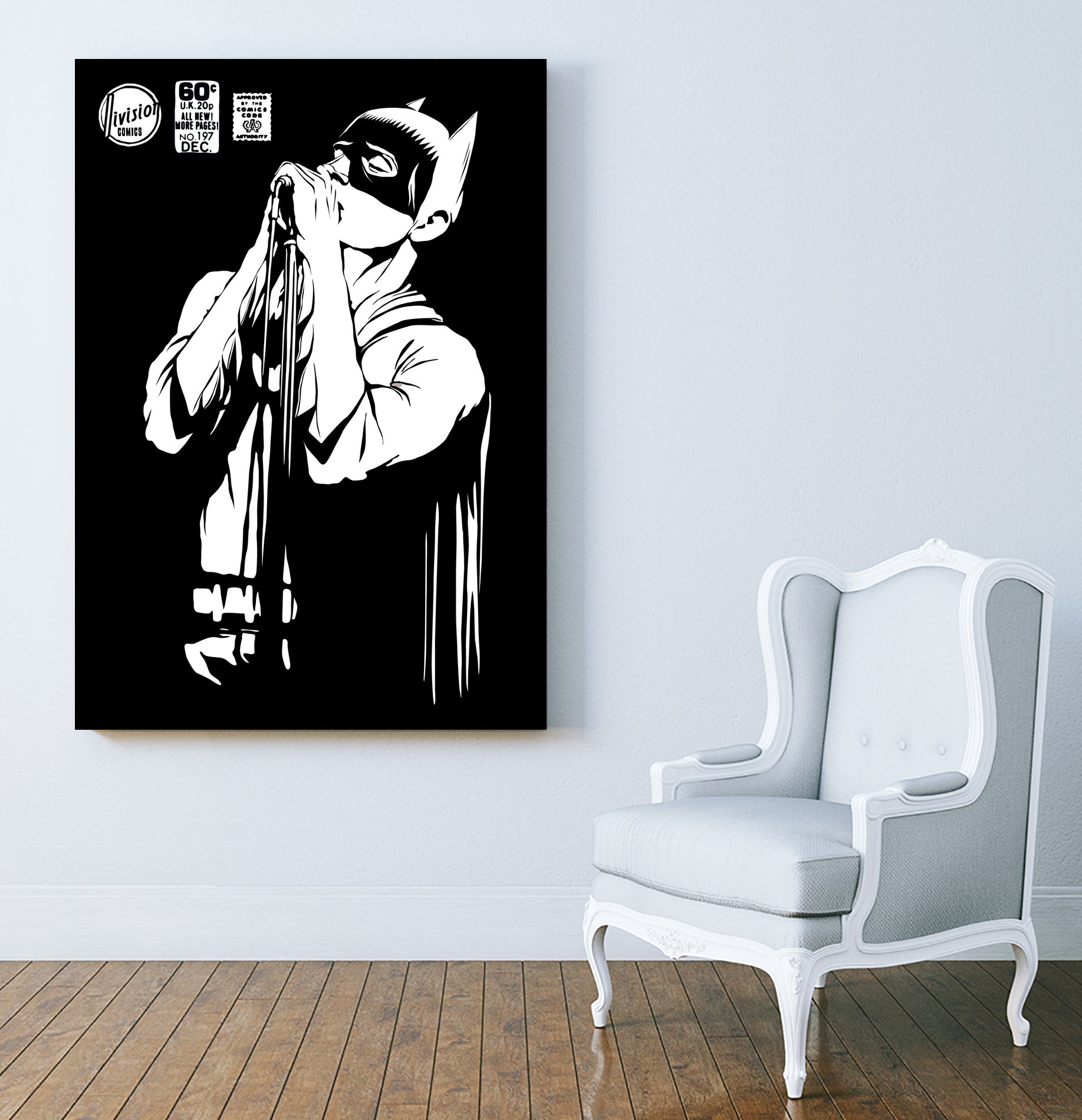 Post-Punk Dark Knight | The Shadowplay B&W Edition by Bily Mariano da Luz on GIANT ART - character design