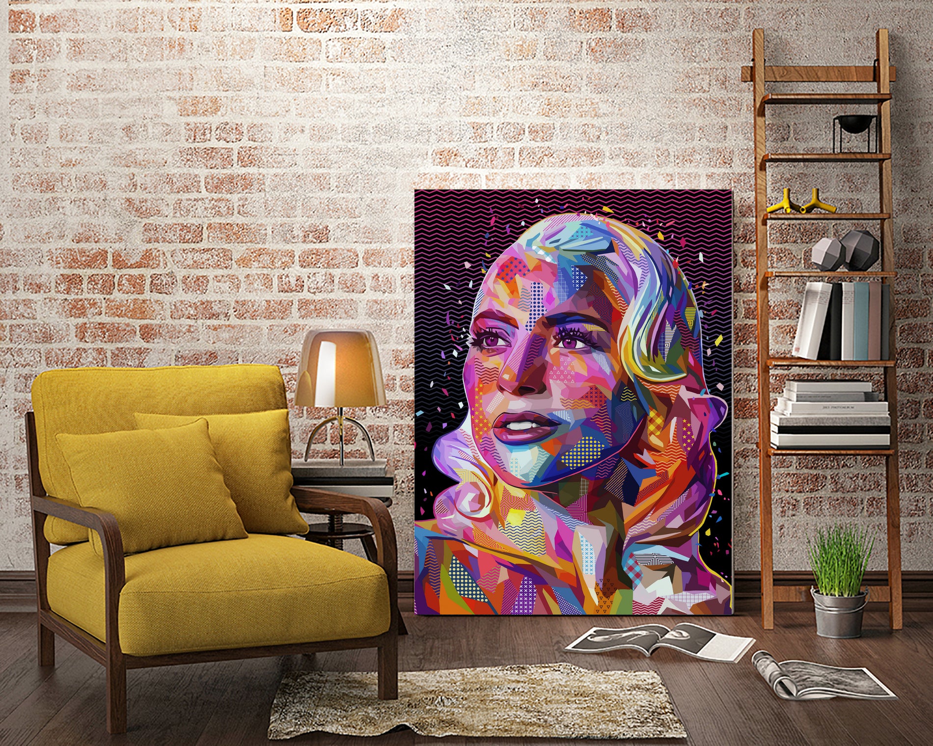 pop-gaga by Alessandro Pautasso on GIANT ART - fuchsia digital painting