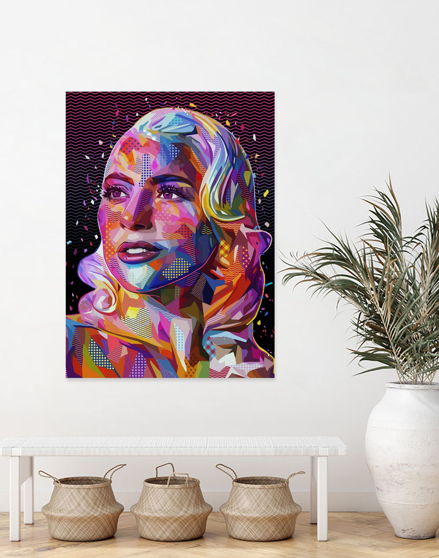 pop-gaga by Alessandro Pautasso on GIANT ART - fuchsia digital painting