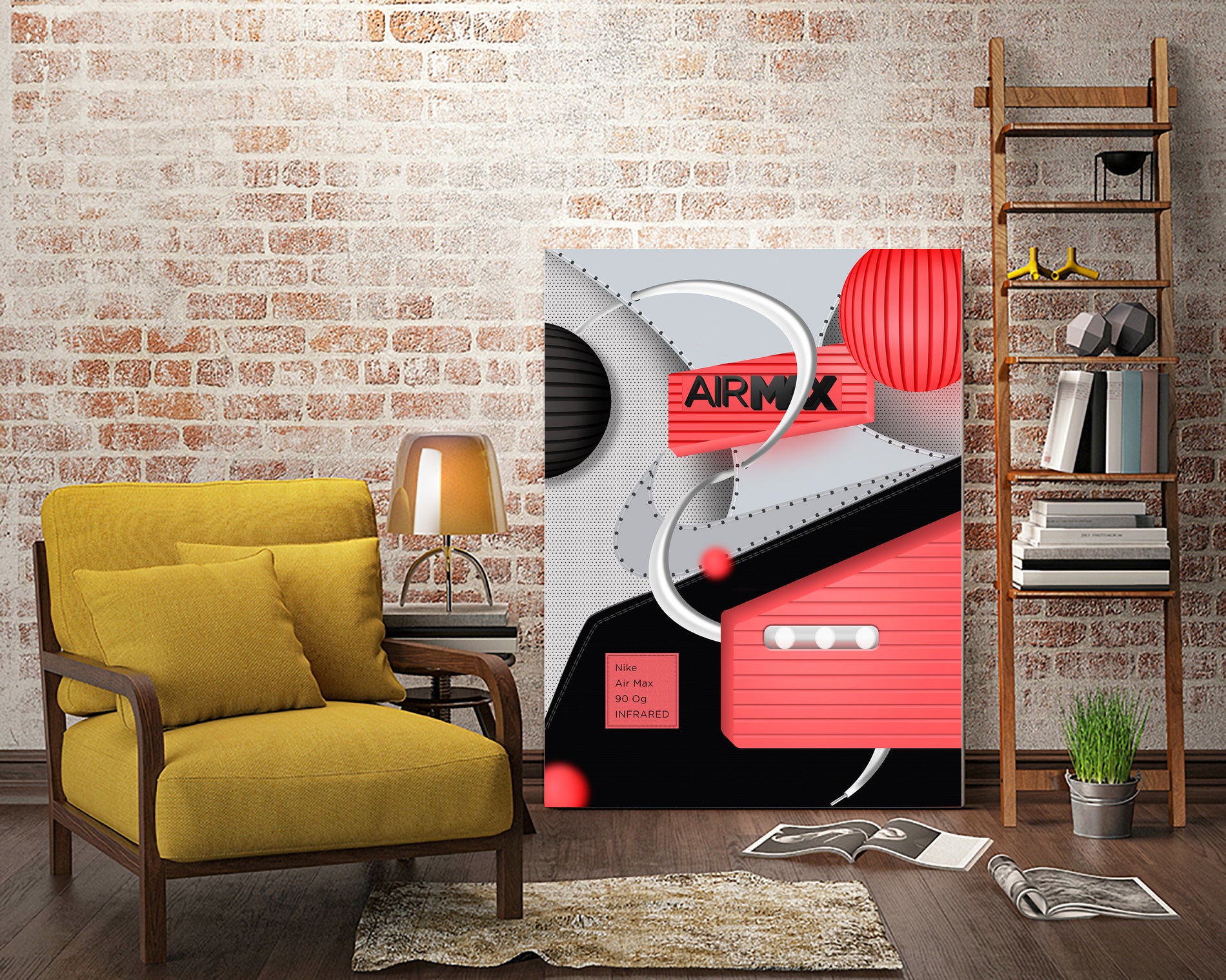 AM-90-OG by Juliano Vieira on GIANT ART - red vector illustration