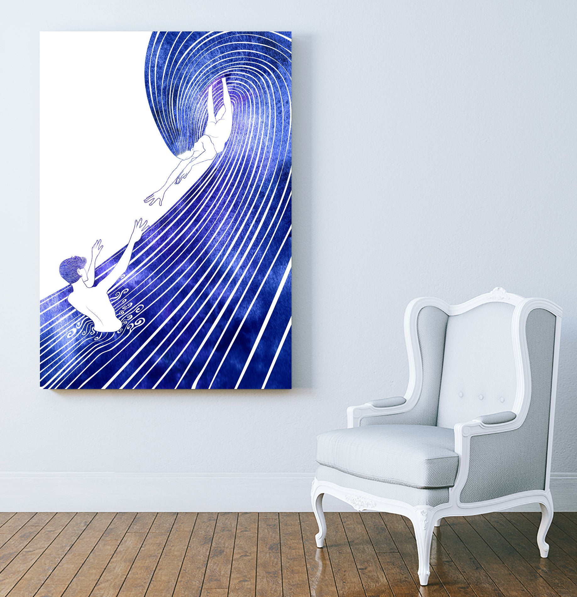 Sao by Stevyn Llewellyn on GIANT ART - blue digital painting