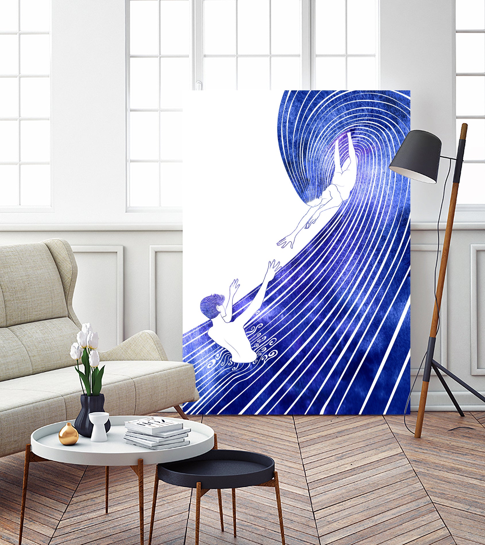 Sao by Stevyn Llewellyn on GIANT ART - blue digital painting