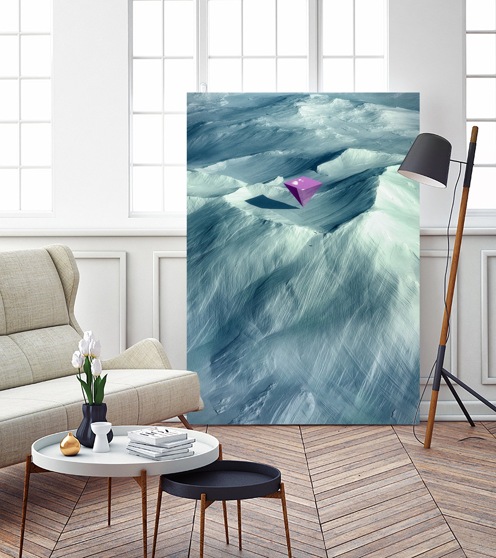 Shapes in Nature 2 by . Chaotic Atmospheres on GIANT ART - blue digital painting