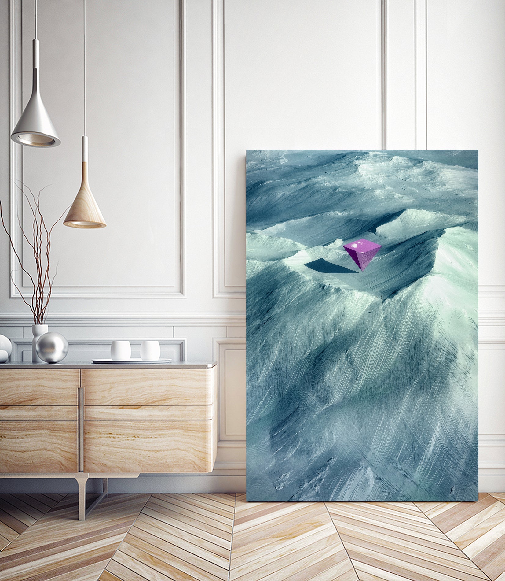 Shapes in Nature 2 by . Chaotic Atmospheres on GIANT ART - blue digital painting