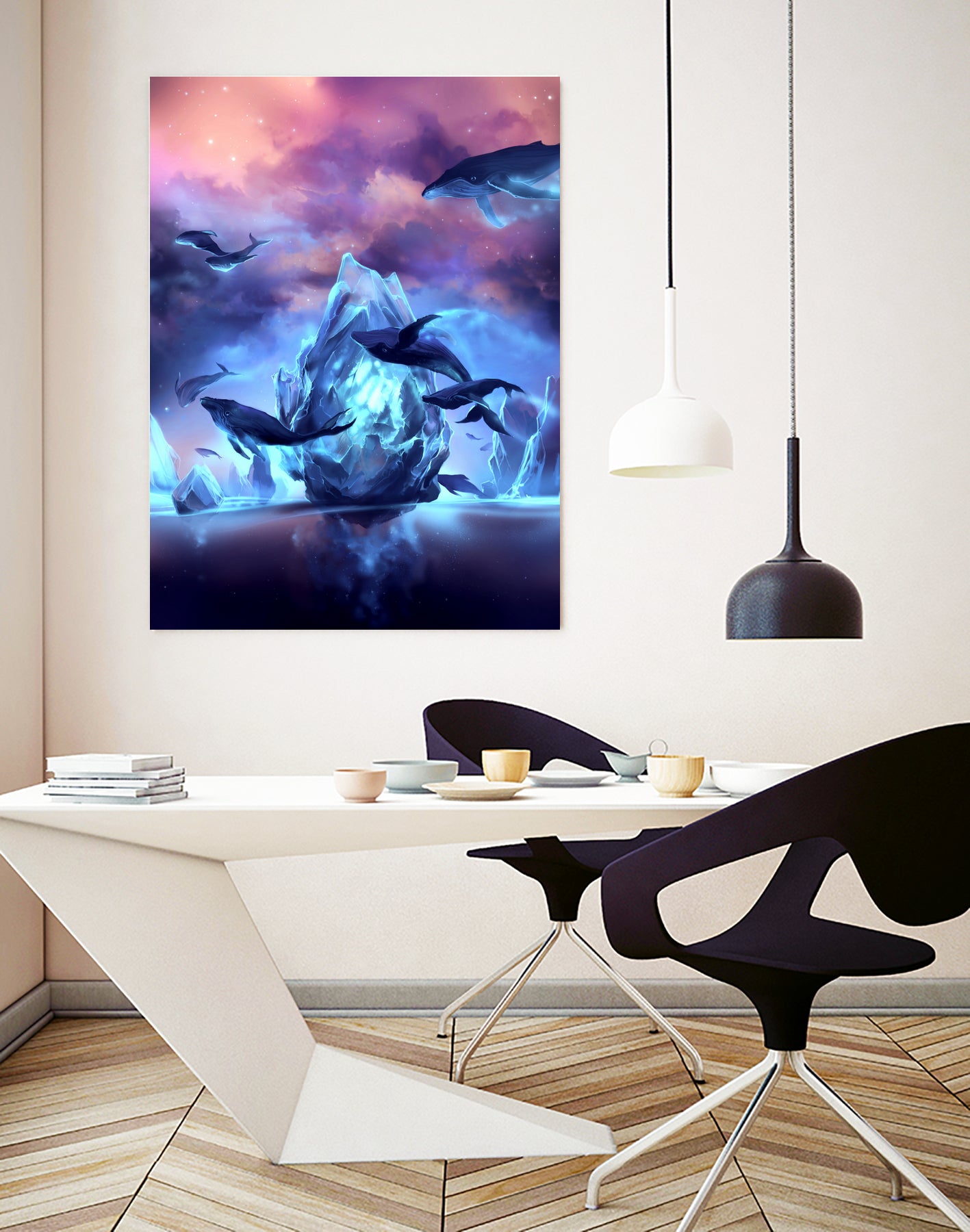 When the moon is closer by Cyril Rolando on GIANT ART - digital painting