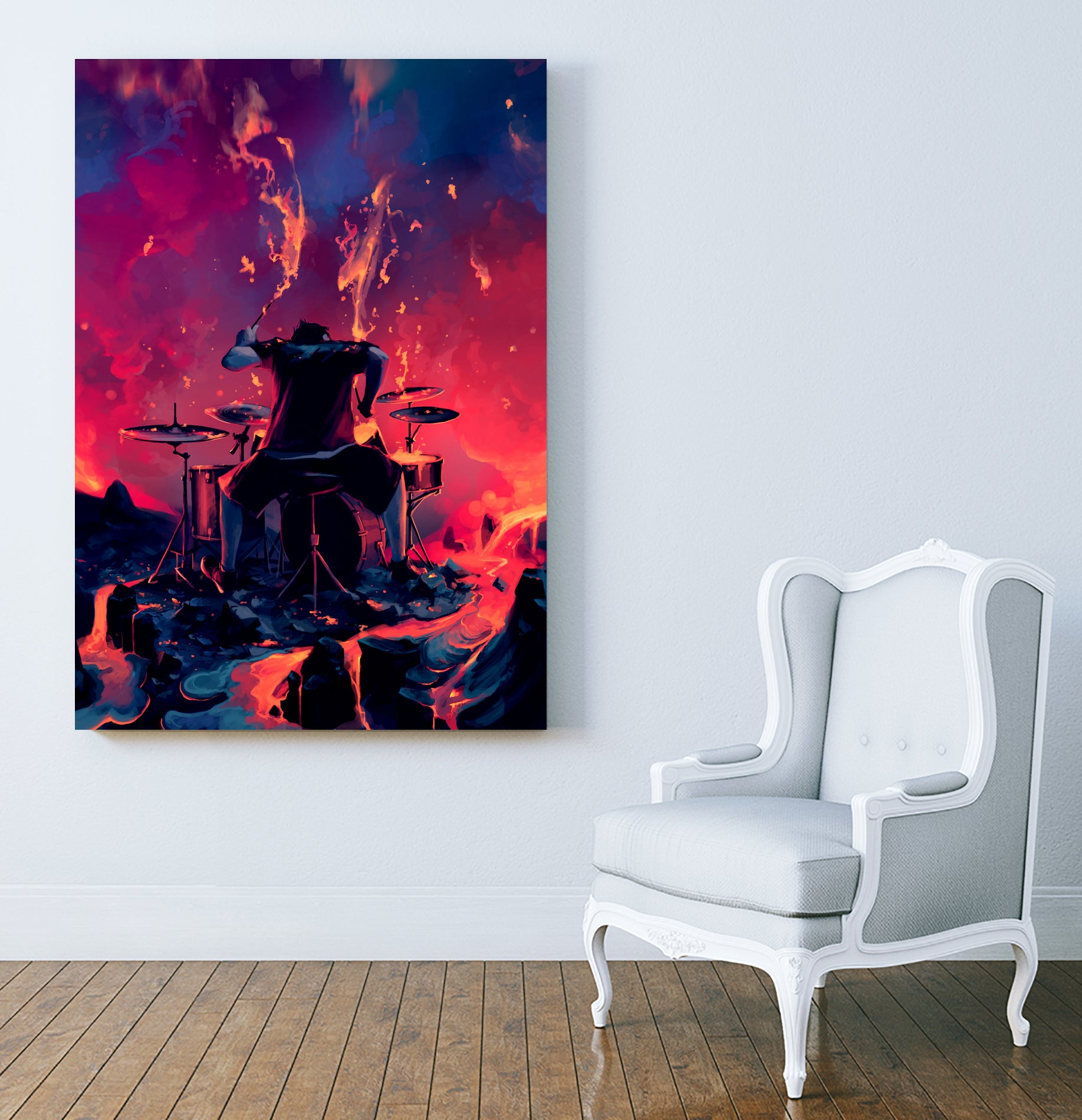 Rage by Cyril Rolando on GIANT ART - red digital painting