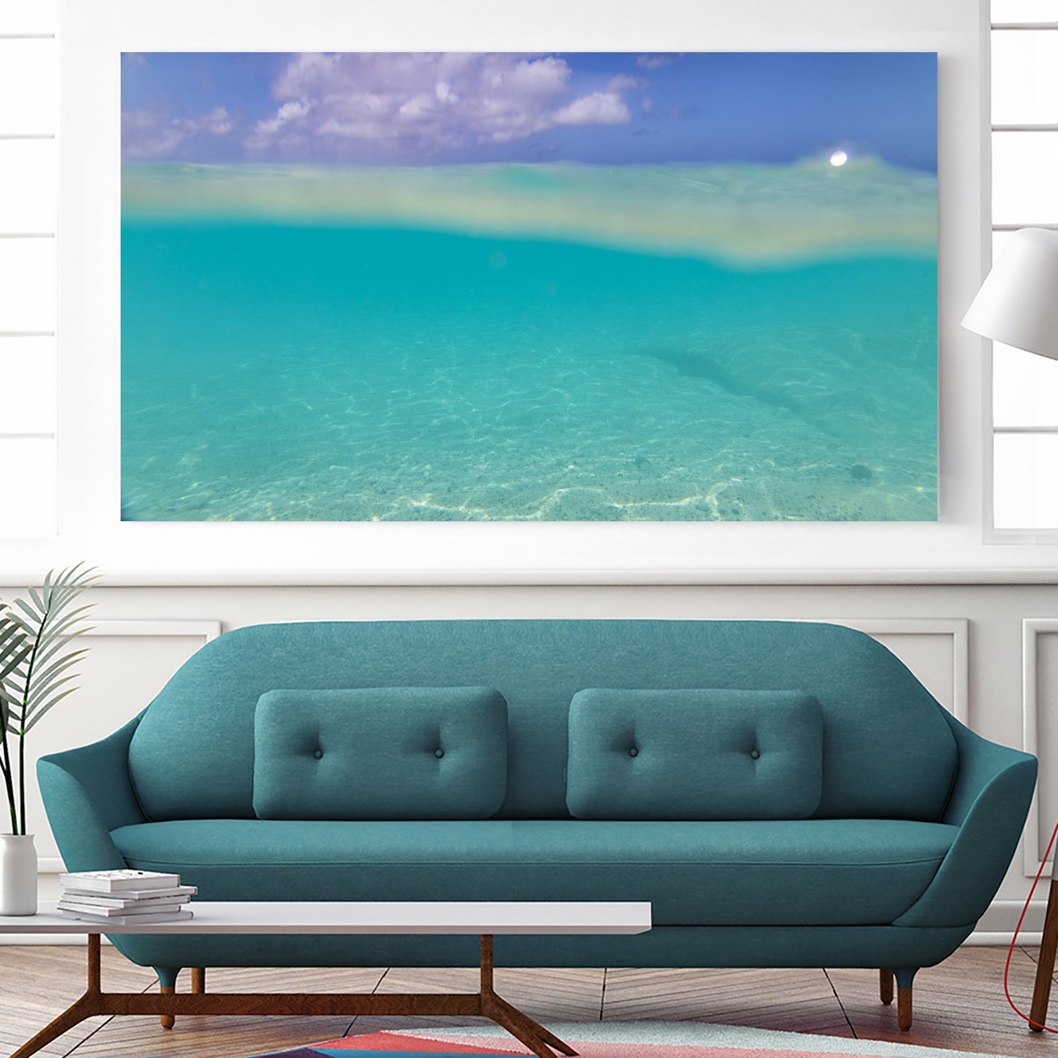 Underwater Caribbean Sea Dream 1 by ©AnitasBellasArt on GIANT ART - blue coastal sea,ocean,turquoise,water