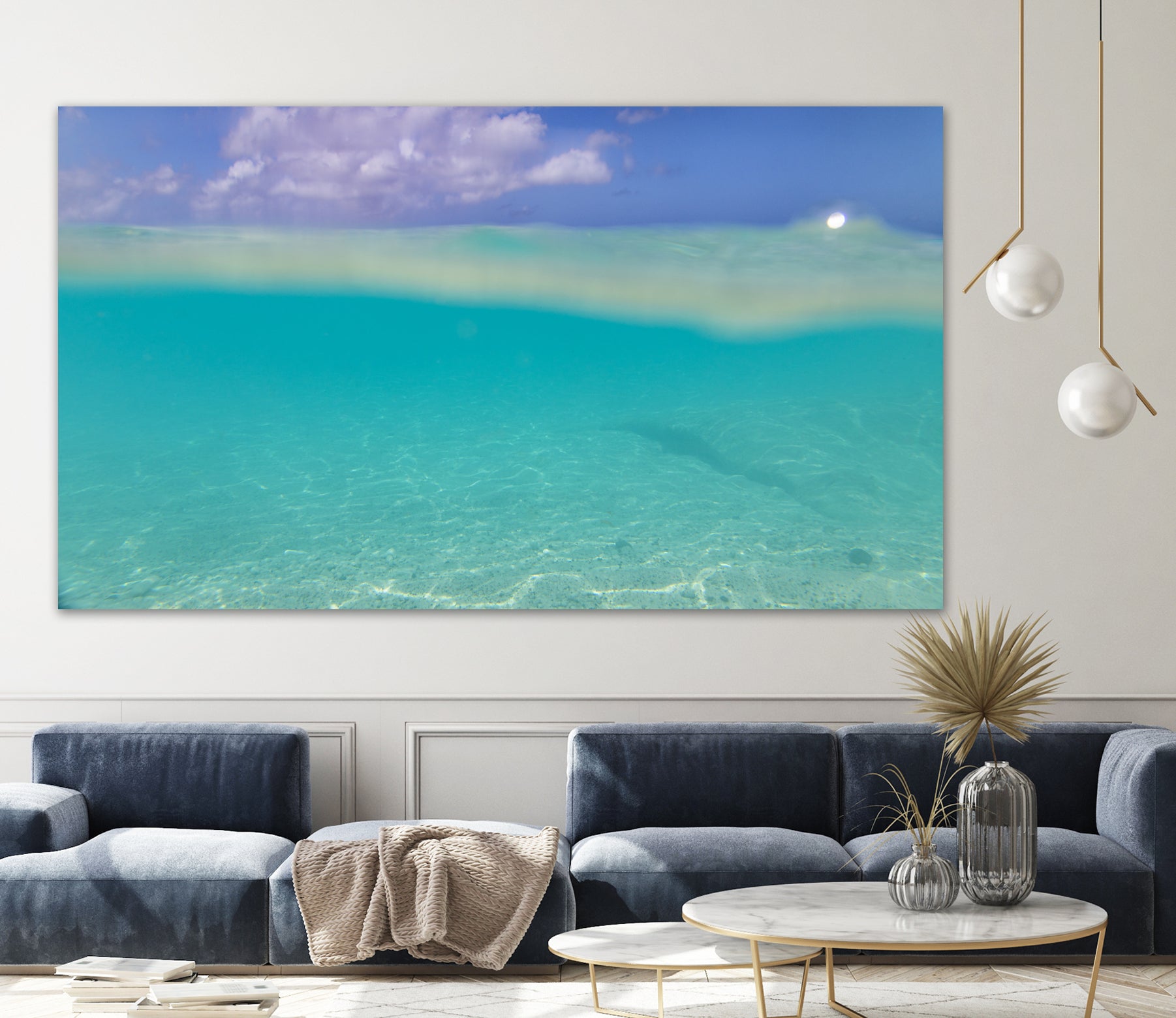 Underwater Caribbean Sea Dream 1 by ©AnitasBellasArt on GIANT ART - blue coastal sea,ocean,turquoise,water