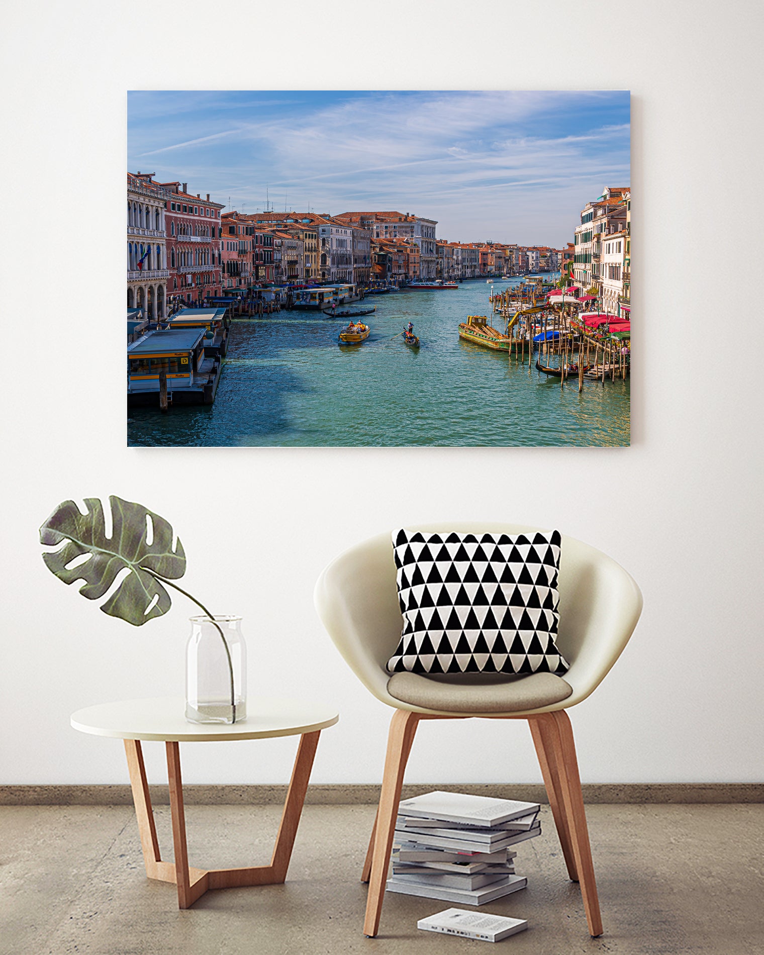Rialto Station in Grand Canal by Darryl Brooks on GIANT ART - blue photo illustration