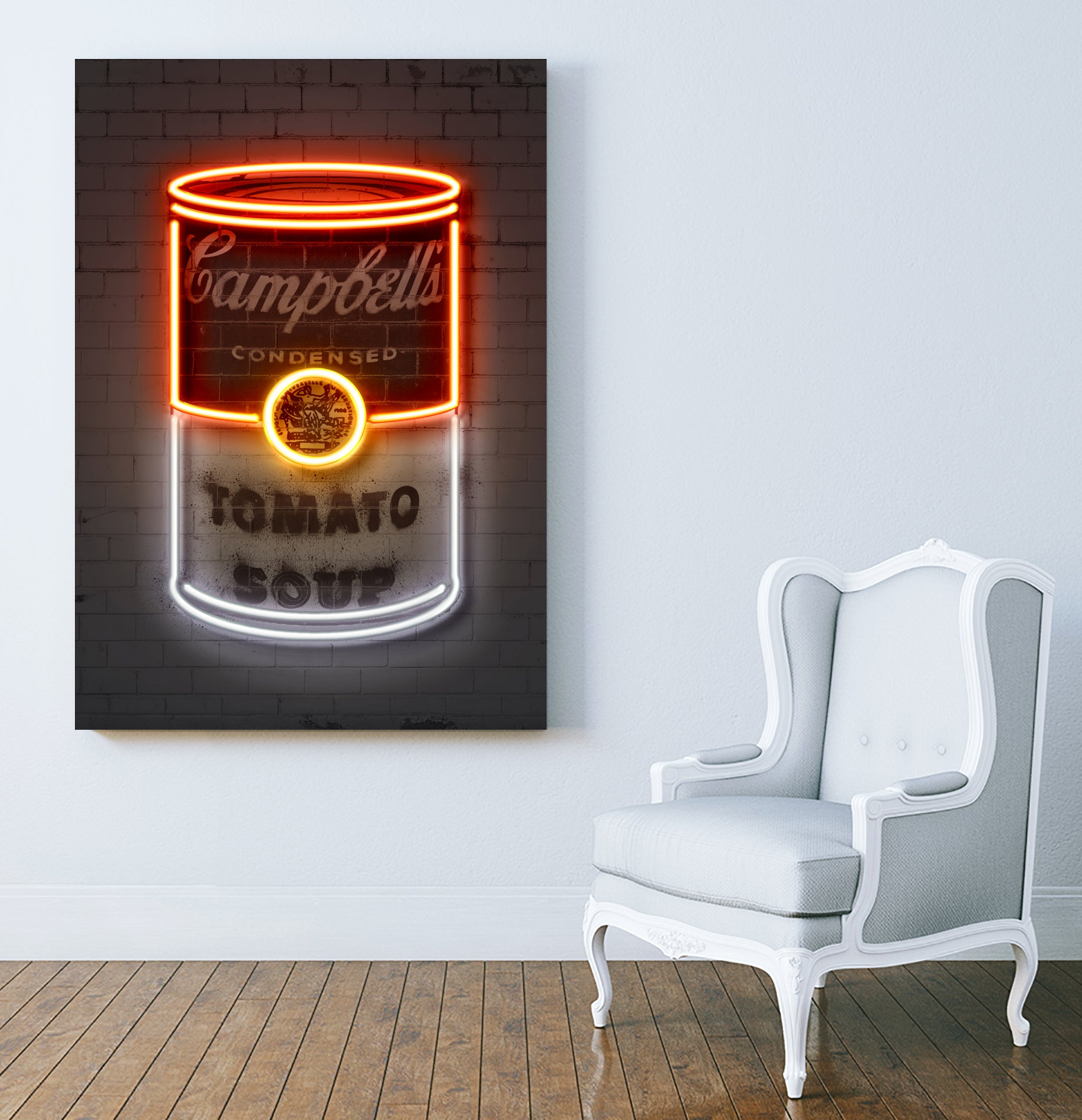 Soup Can by Octavian Mihai Mielu on GIANT ART - red photo manipulation