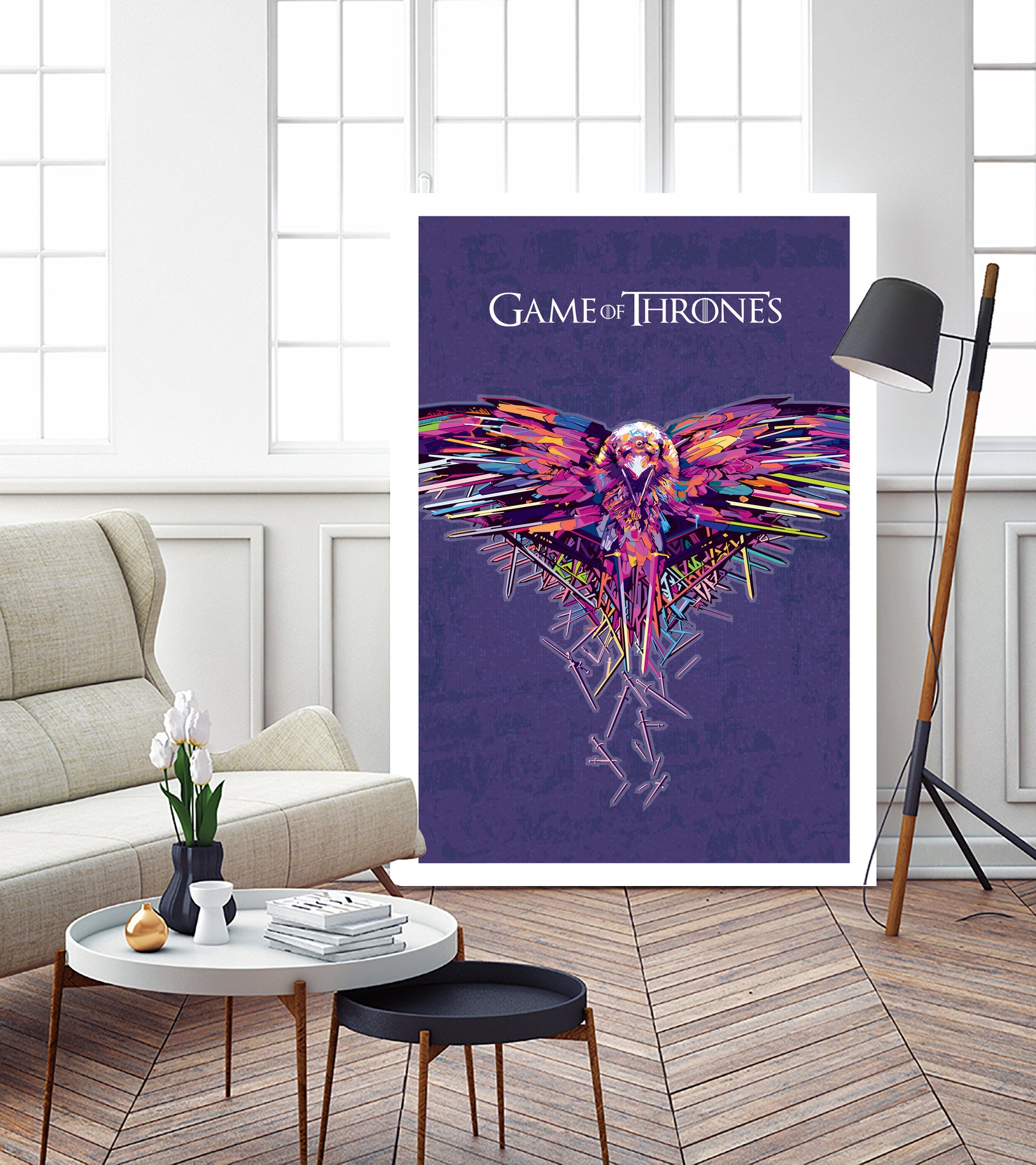 Game Of Thrones by johan musa on GIANT ART - red photo illustration