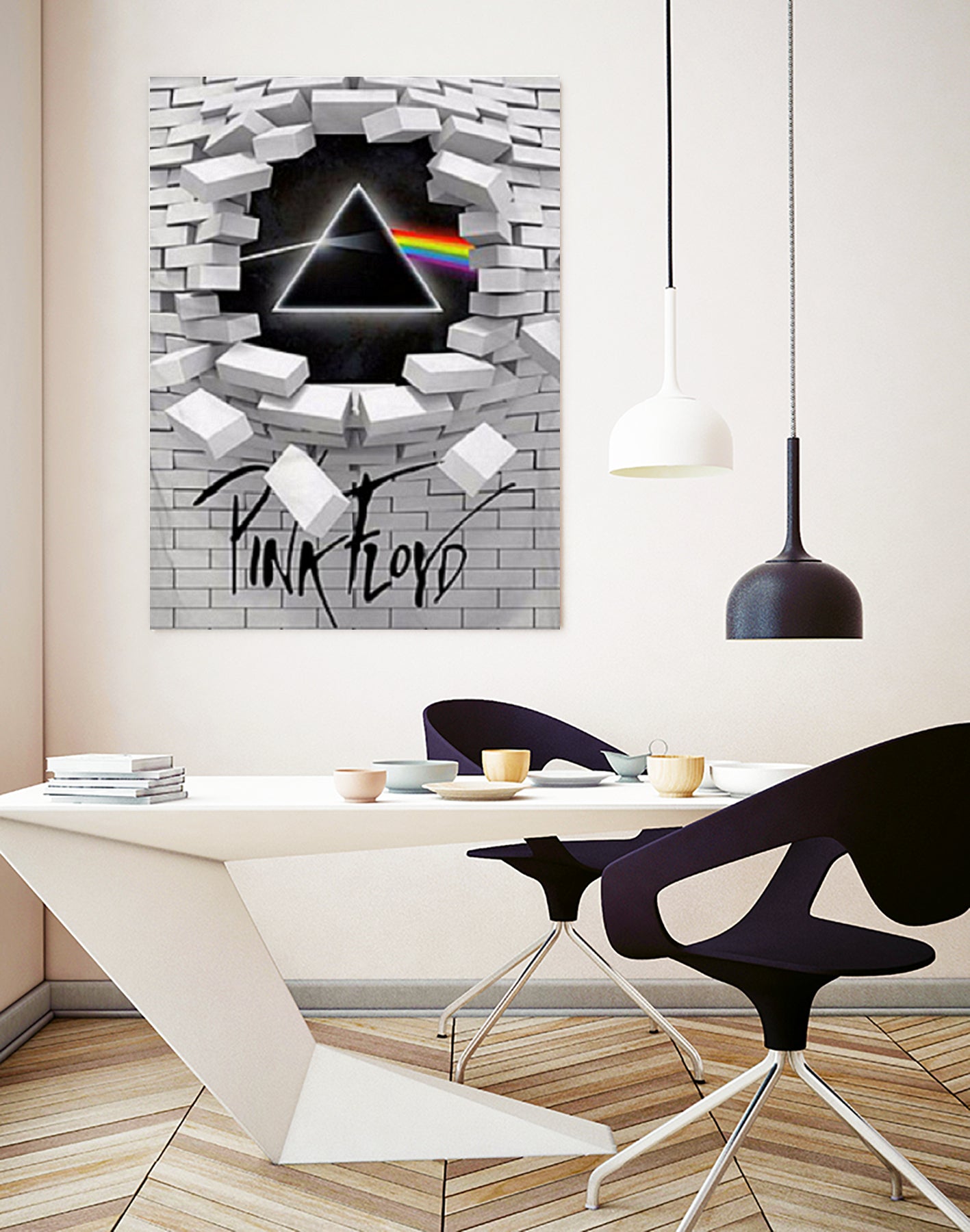 Pink Floyd 3D by elaine harrald on GIANT ART - white 3d art
