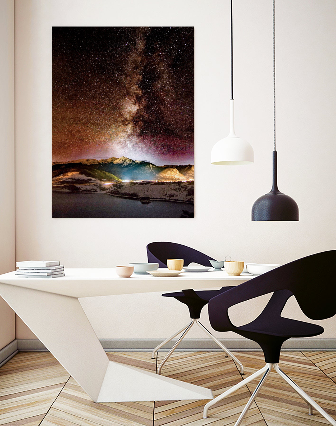 Amazing Shot of the Milky Way Galaxy by RJ Byrd on GIANT ART - fuchsia photo illustration