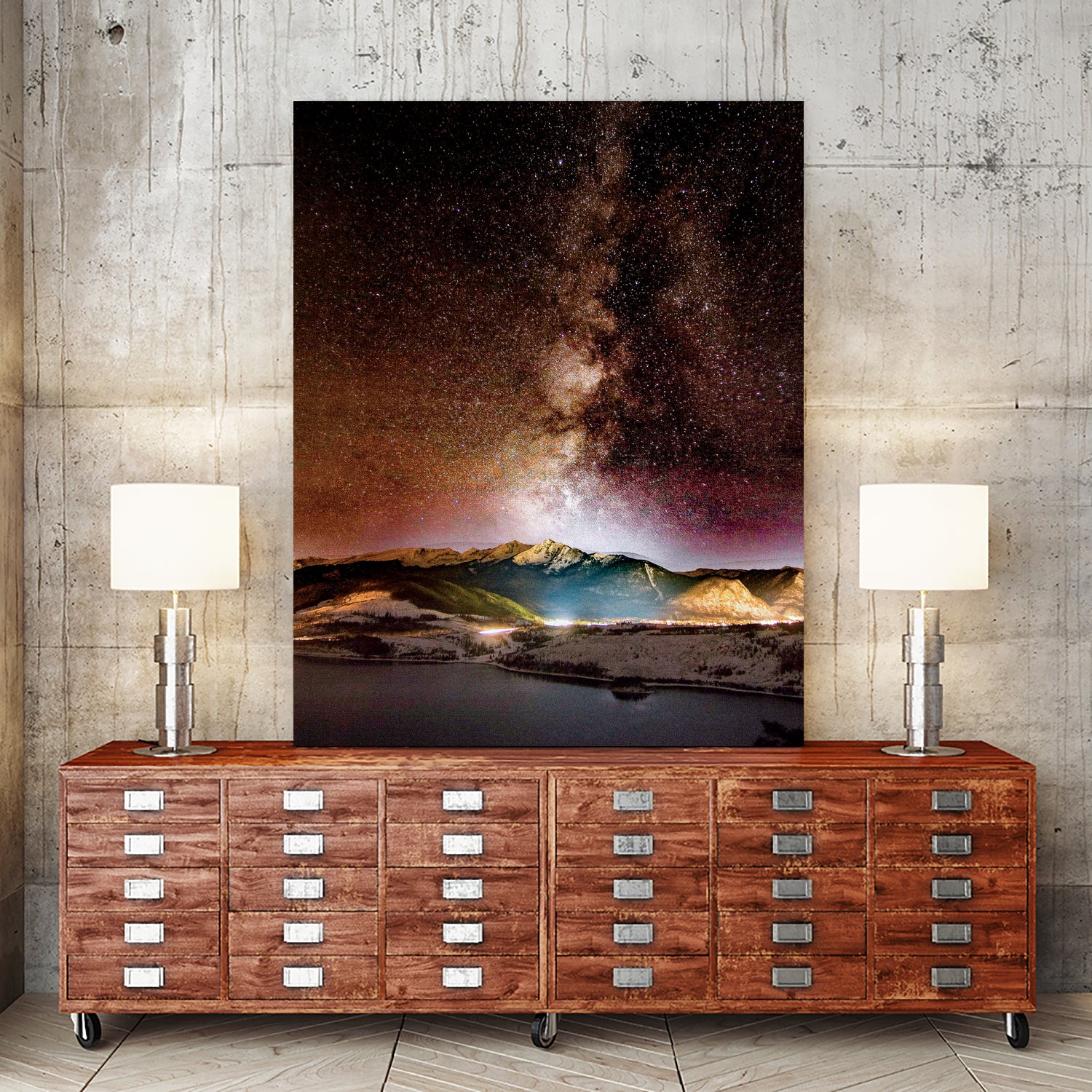 Amazing Shot of the Milky Way Galaxy by RJ Byrd on GIANT ART - fuchsia photo illustration