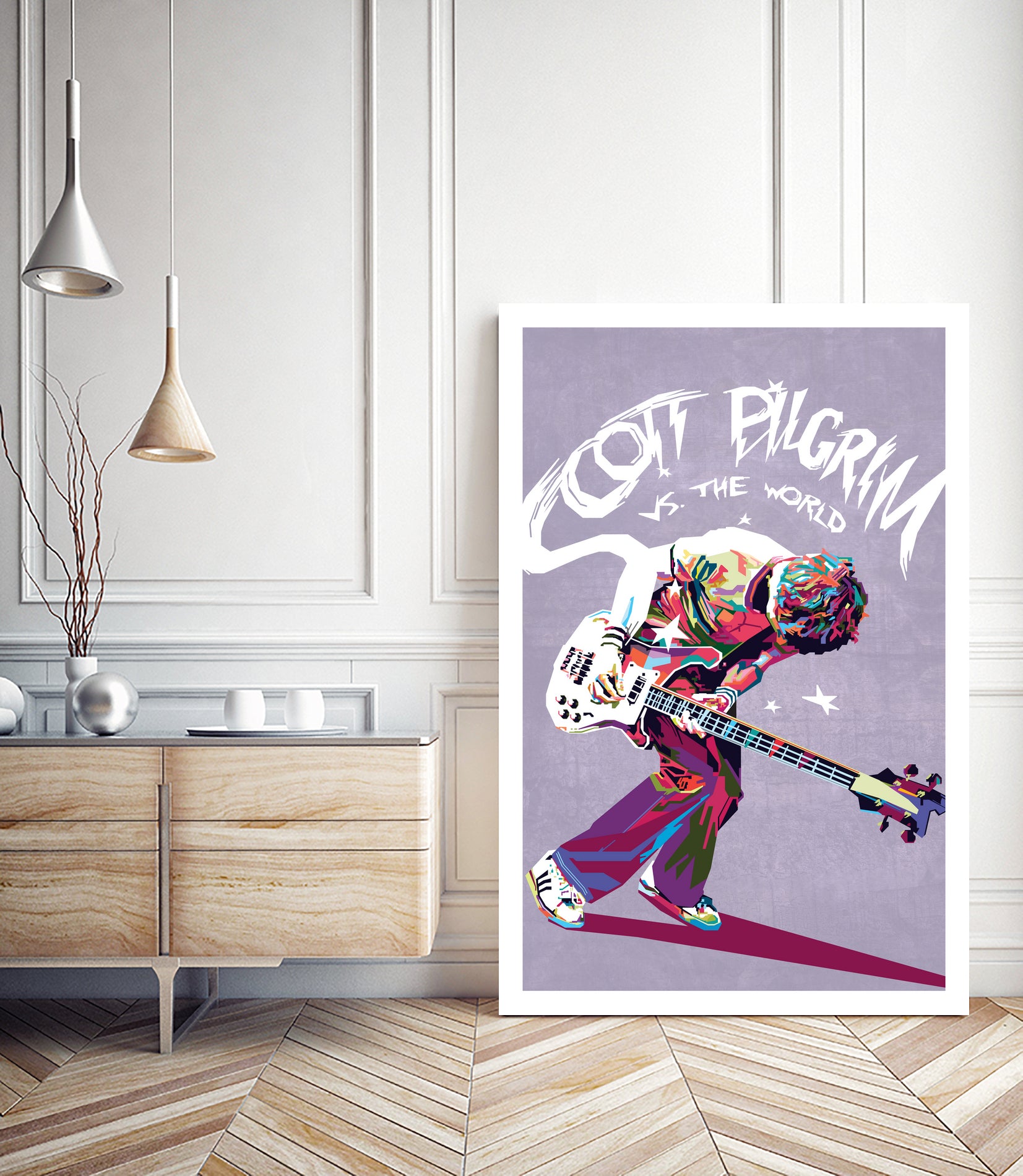 Scott Pilgrim vs The World by johan musa on GIANT ART - red photo illustration