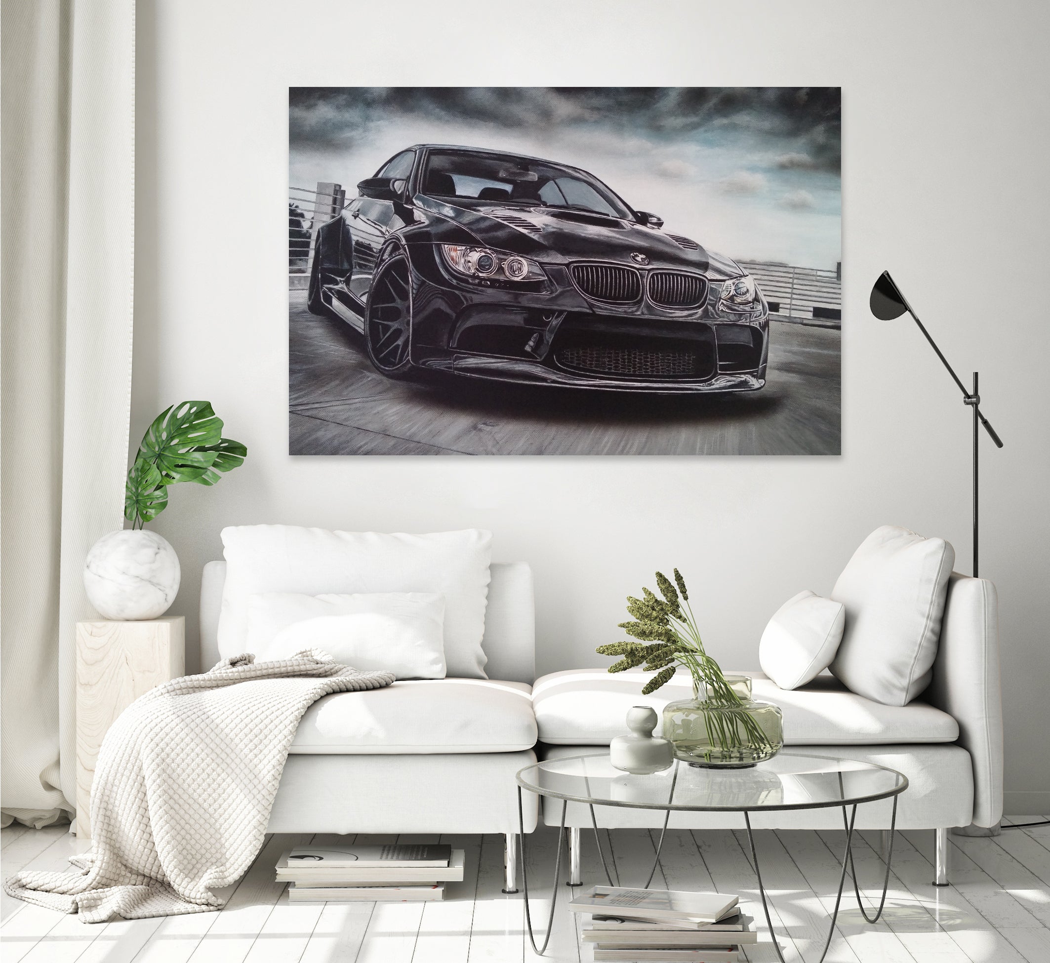Sport Car by João Bello on GIANT ART - black mixed media