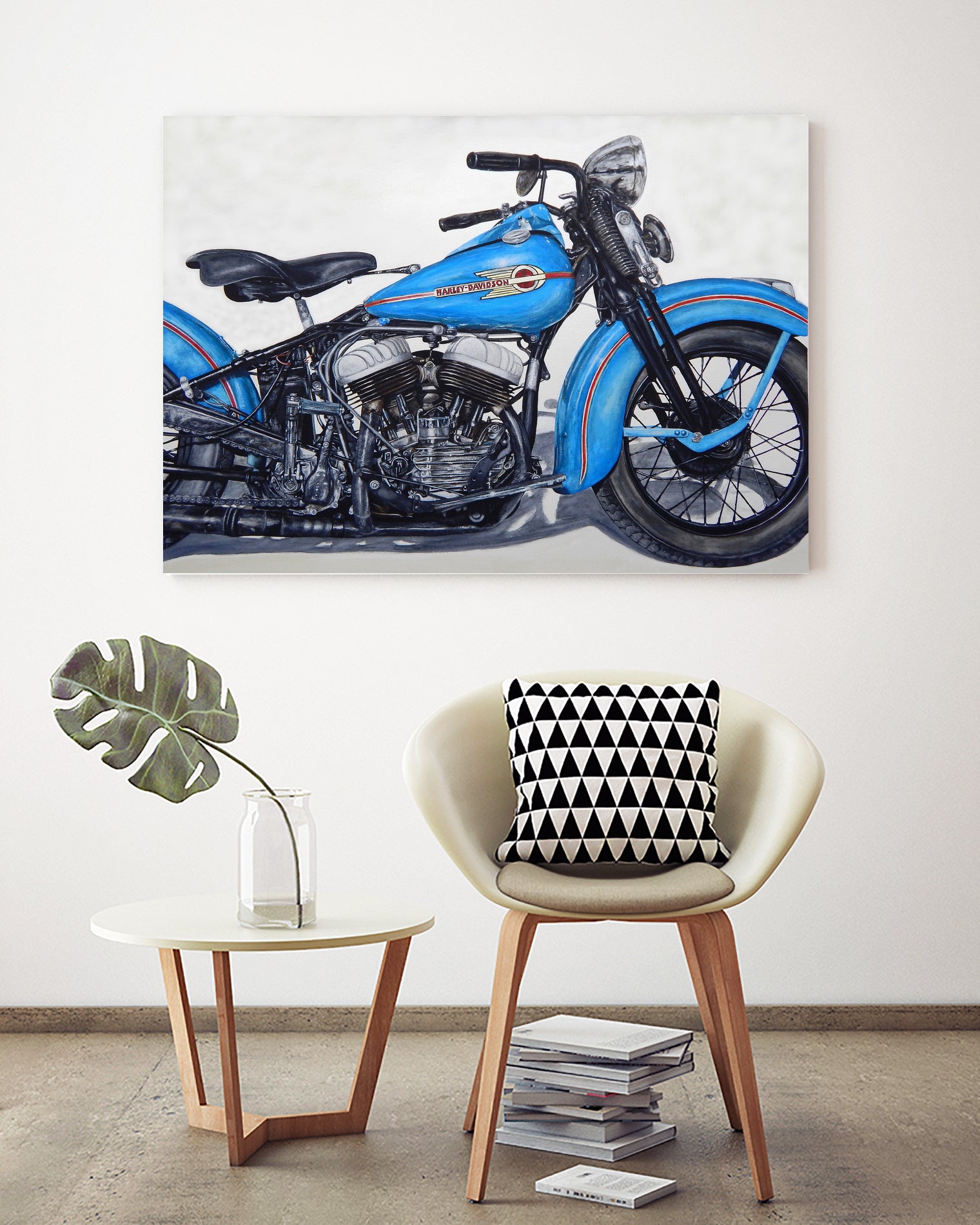 Good Ride by João Bello on GIANT ART - blue mixed media