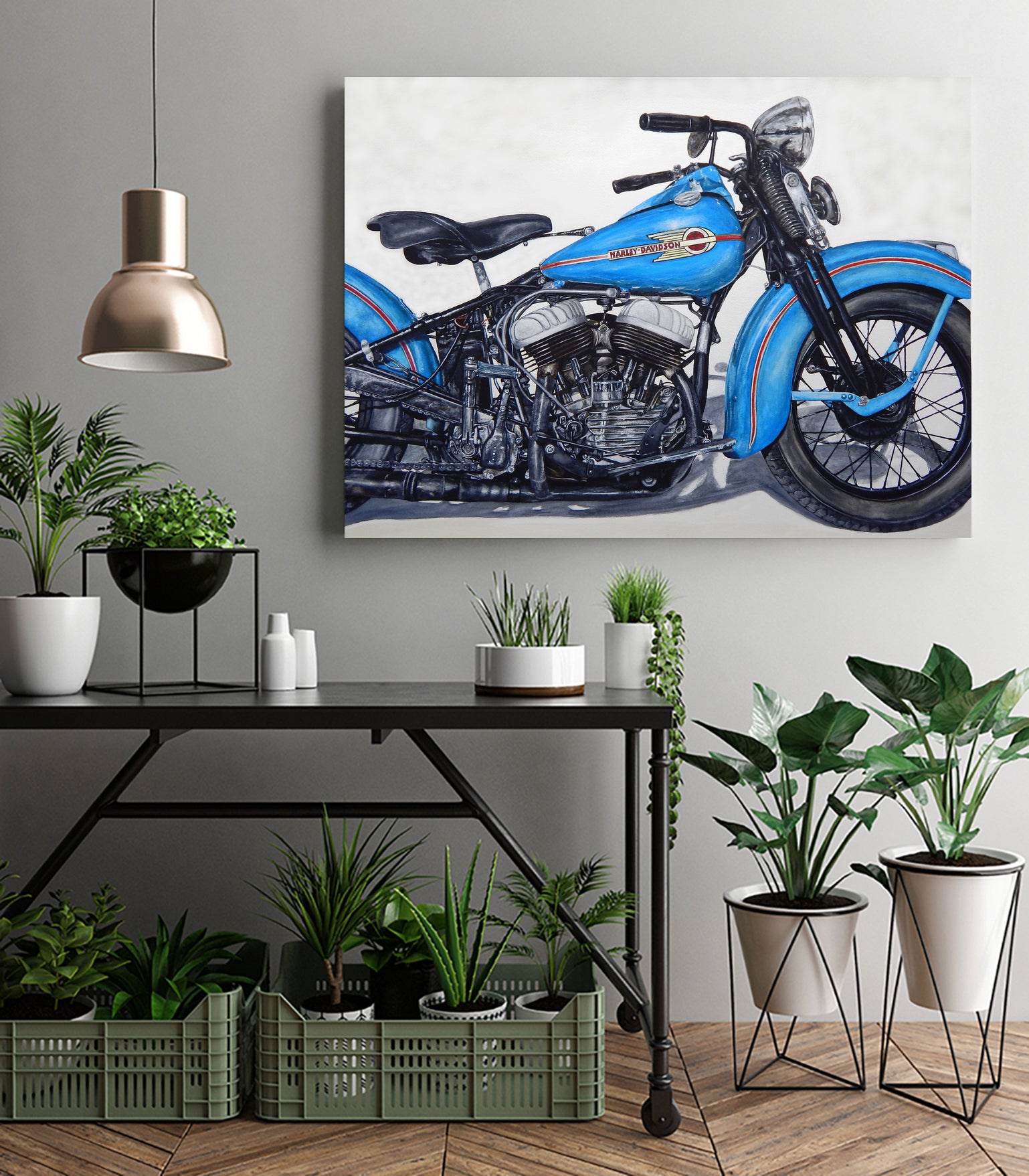 Good Ride by João Bello on GIANT ART - blue mixed media