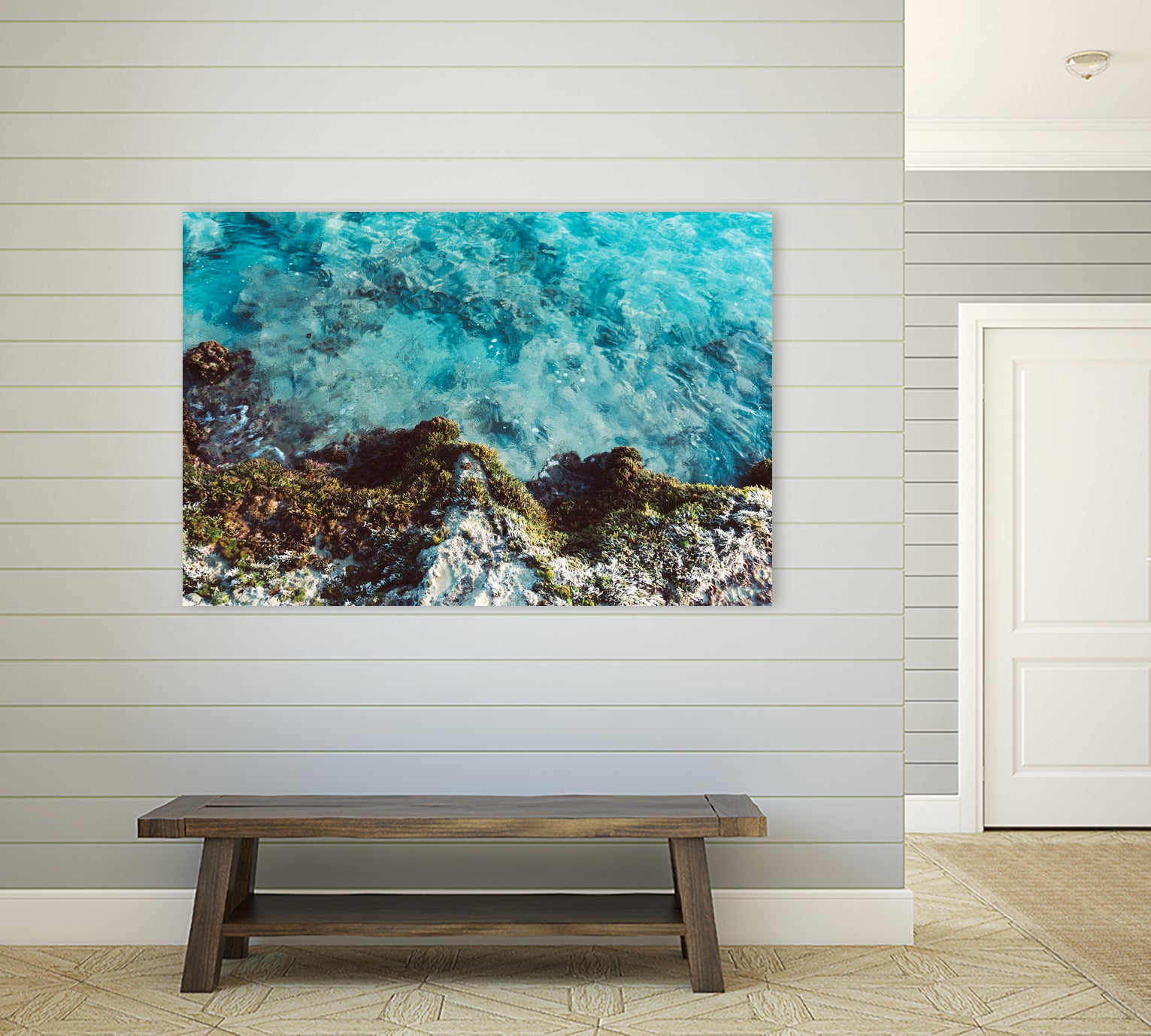 Blue Coast by Alex Tonetti on GIANT ART - blue photo illustration