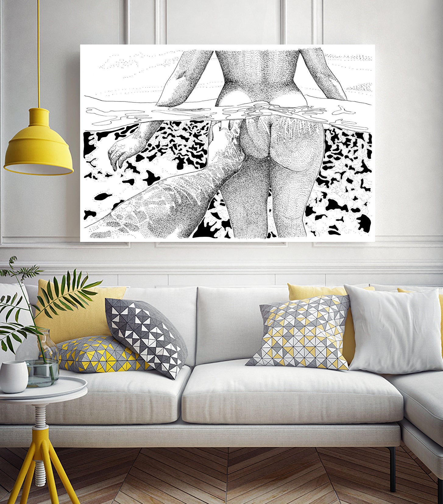 The Swim by Julie Schalit on GIANT ART - black character design