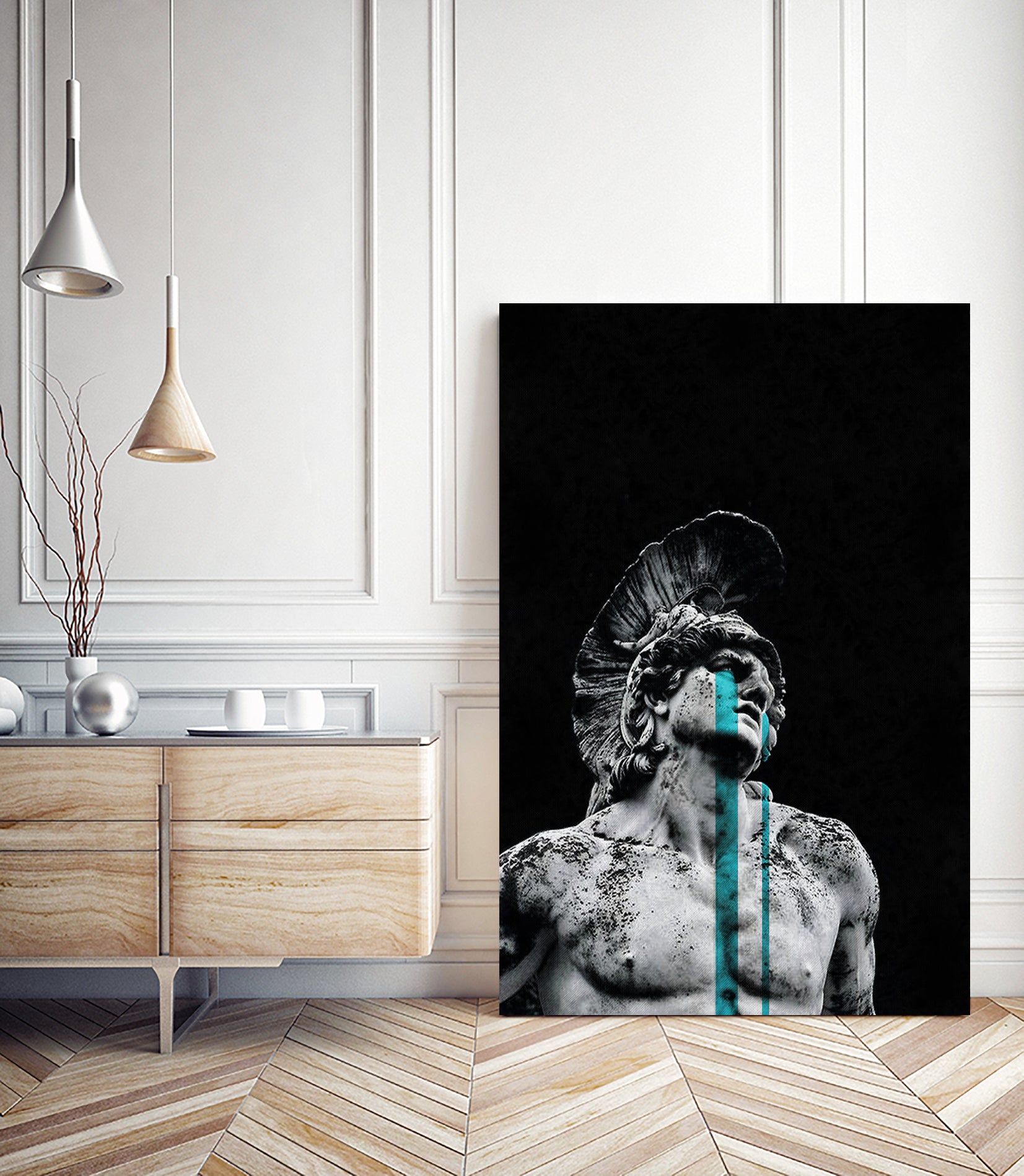 The tears of Achilles by Menelaos Trompoukis on GIANT ART - black digital painting