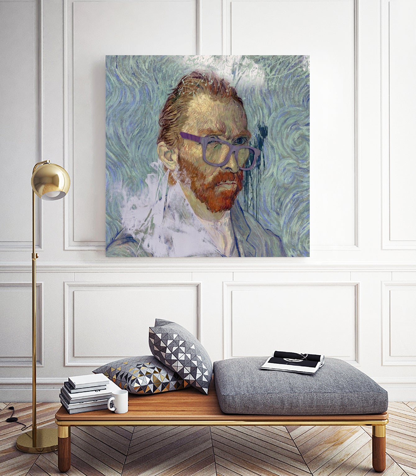 Vincent by José Luis Guerrero on GIANT ART - blue photo manipulation