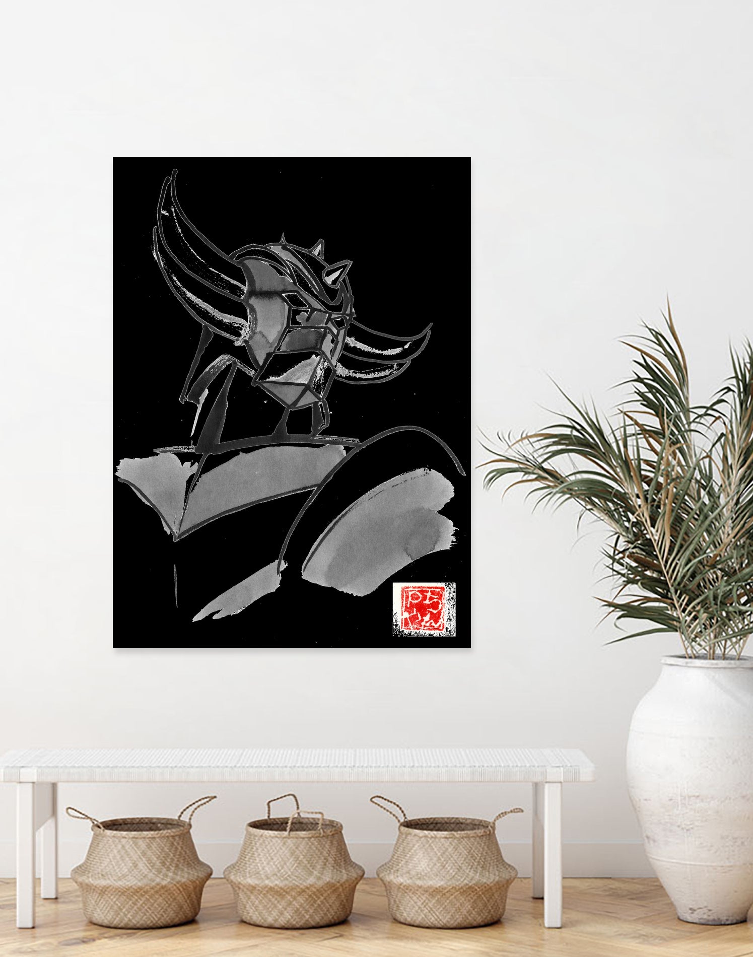 goldorak 02 by philippe imbert on GIANT ART - black character design